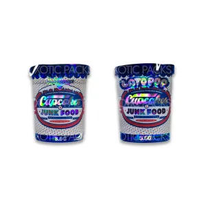 Cupcakes Junk Food Mylar Bag 3.5 Grams