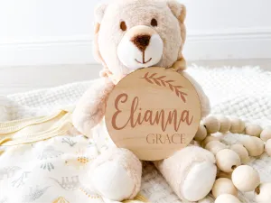 Custom Birth Announcement Stat Disc - Elianna Vine