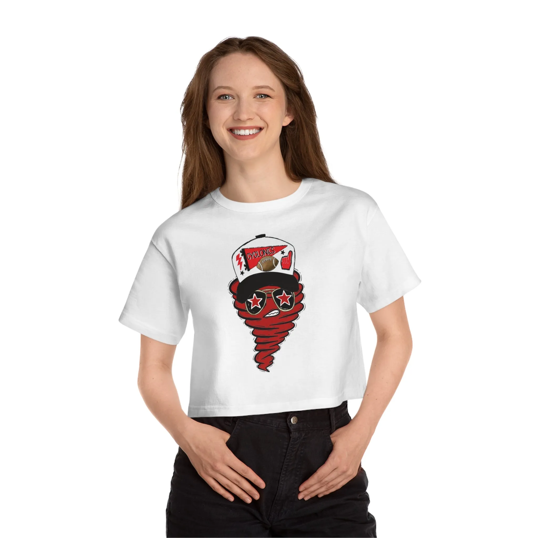 Cyclone Champion Crop tee