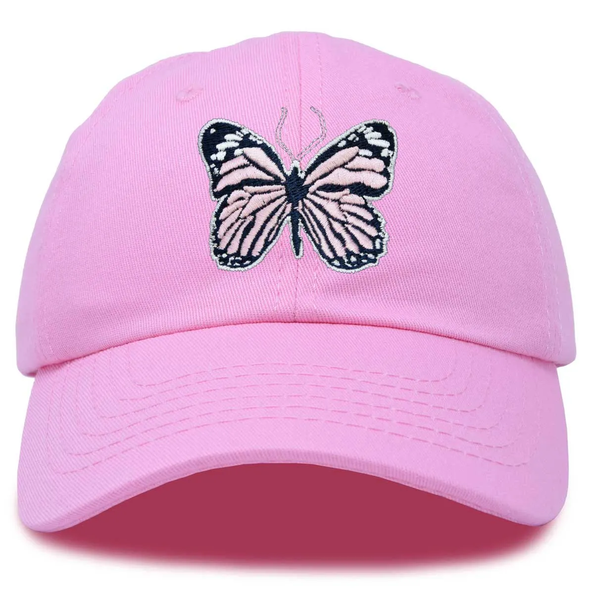 Dalix Pink Butterfly Hat