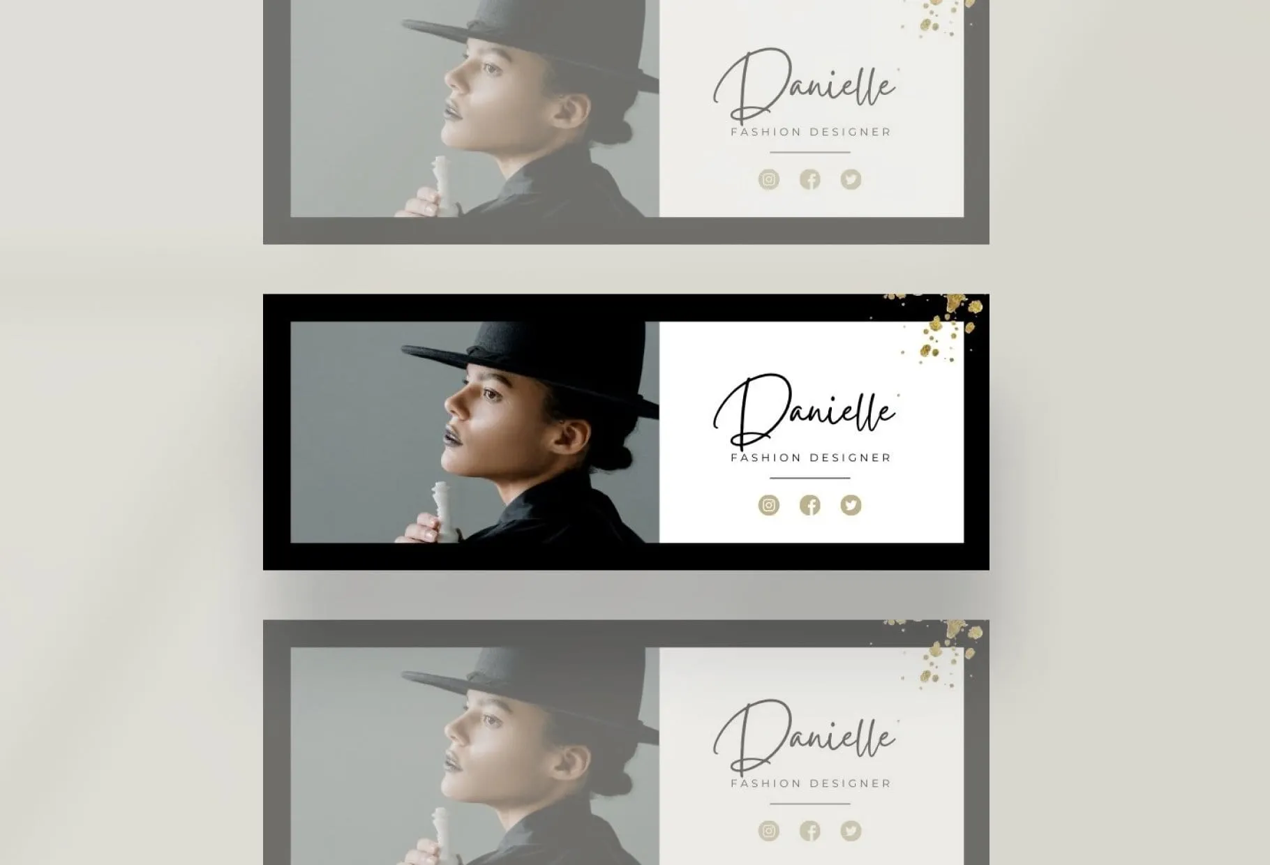 Danielle Facebook Cover Canva Template