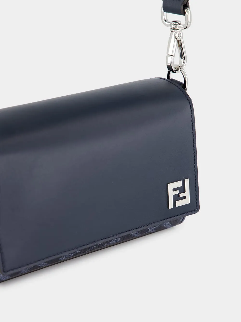 Dark Blue FF Squared Compact Bag