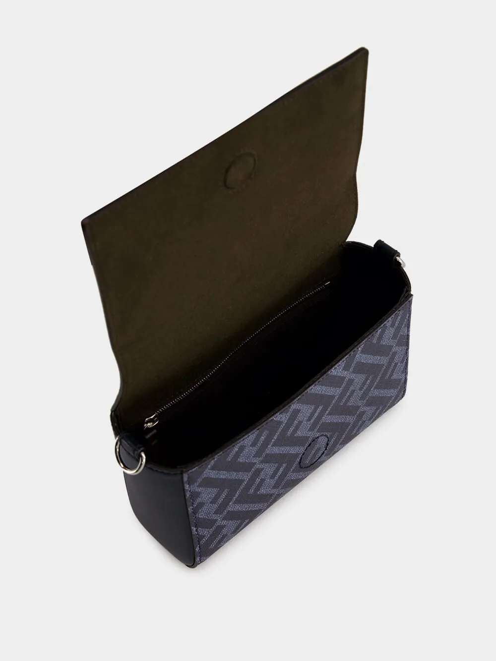 Dark Blue FF Squared Compact Bag