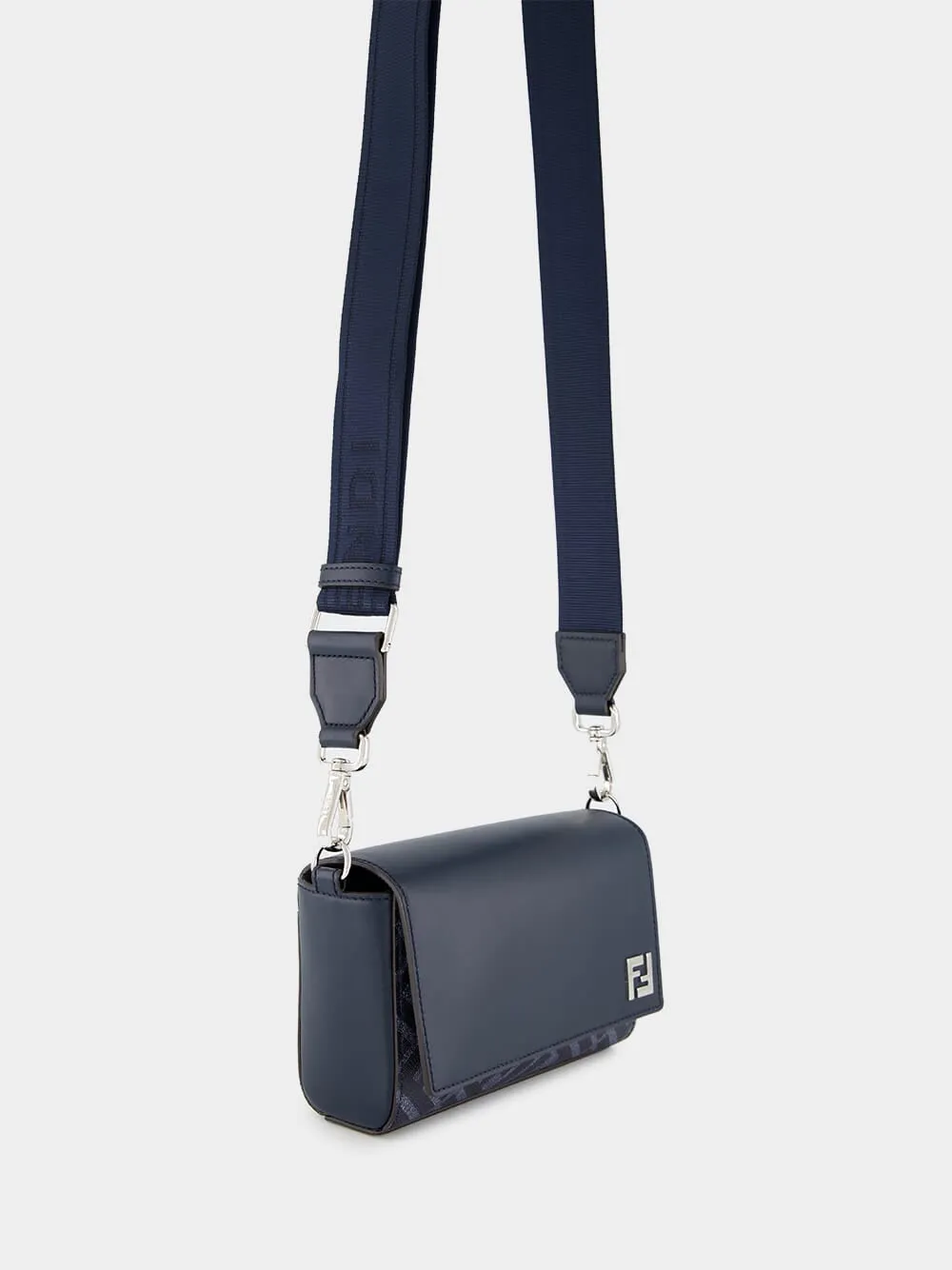 Dark Blue FF Squared Compact Bag