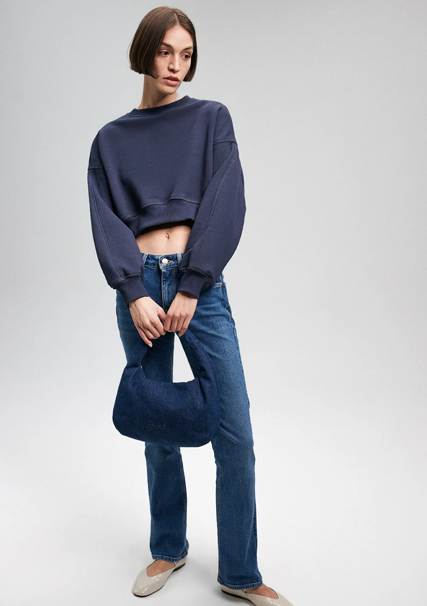 Denim Hand Bag