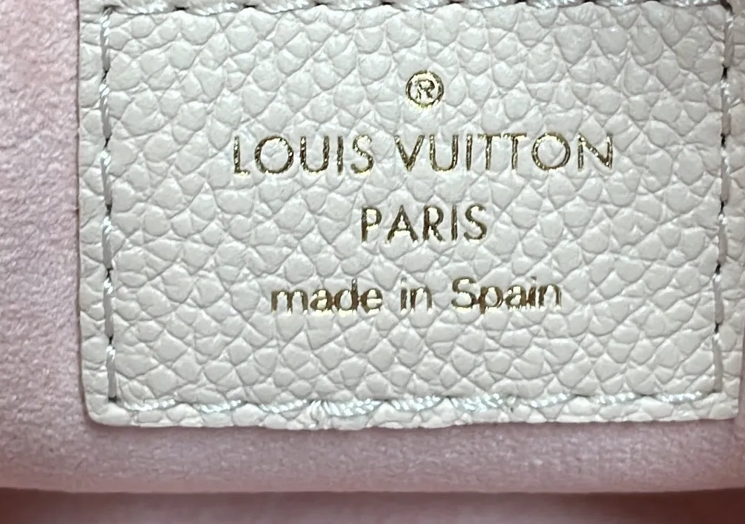 Designer Bagatelle NM Handbag Spring in the City Monogram Empreinte Leather