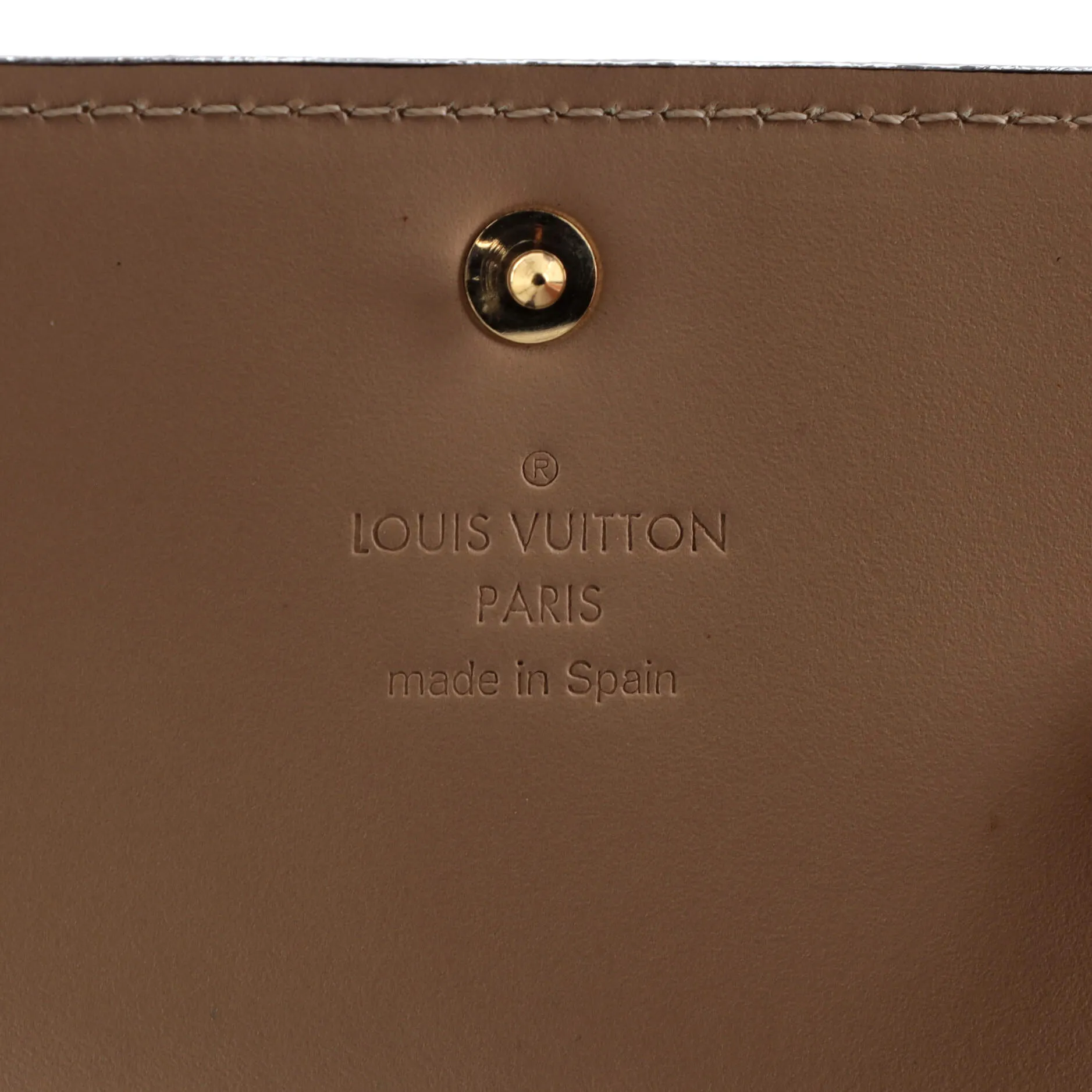 Designer Business Card Holder Monogram Vernis