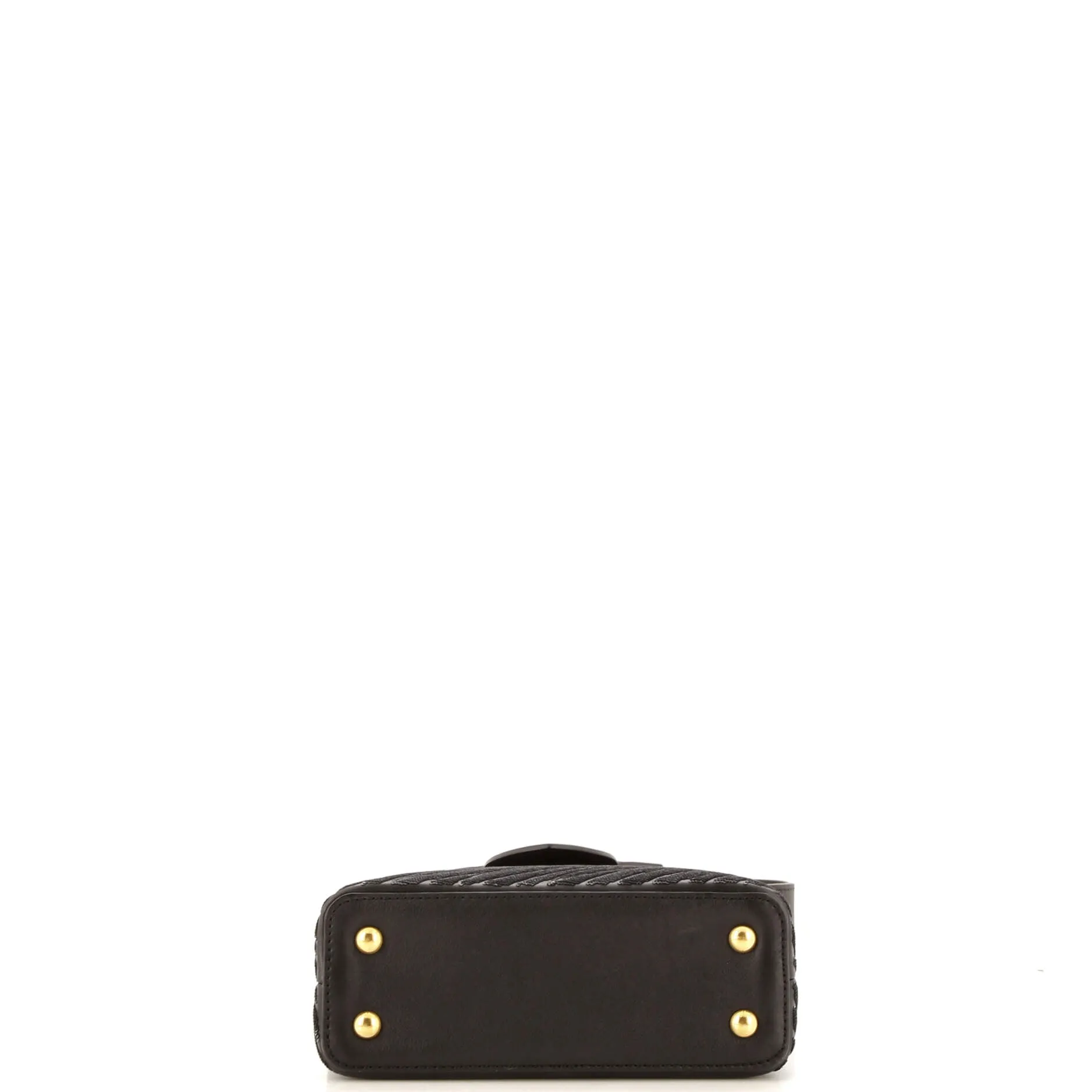Designer Capucines Bag Sequins with Leather Mini
