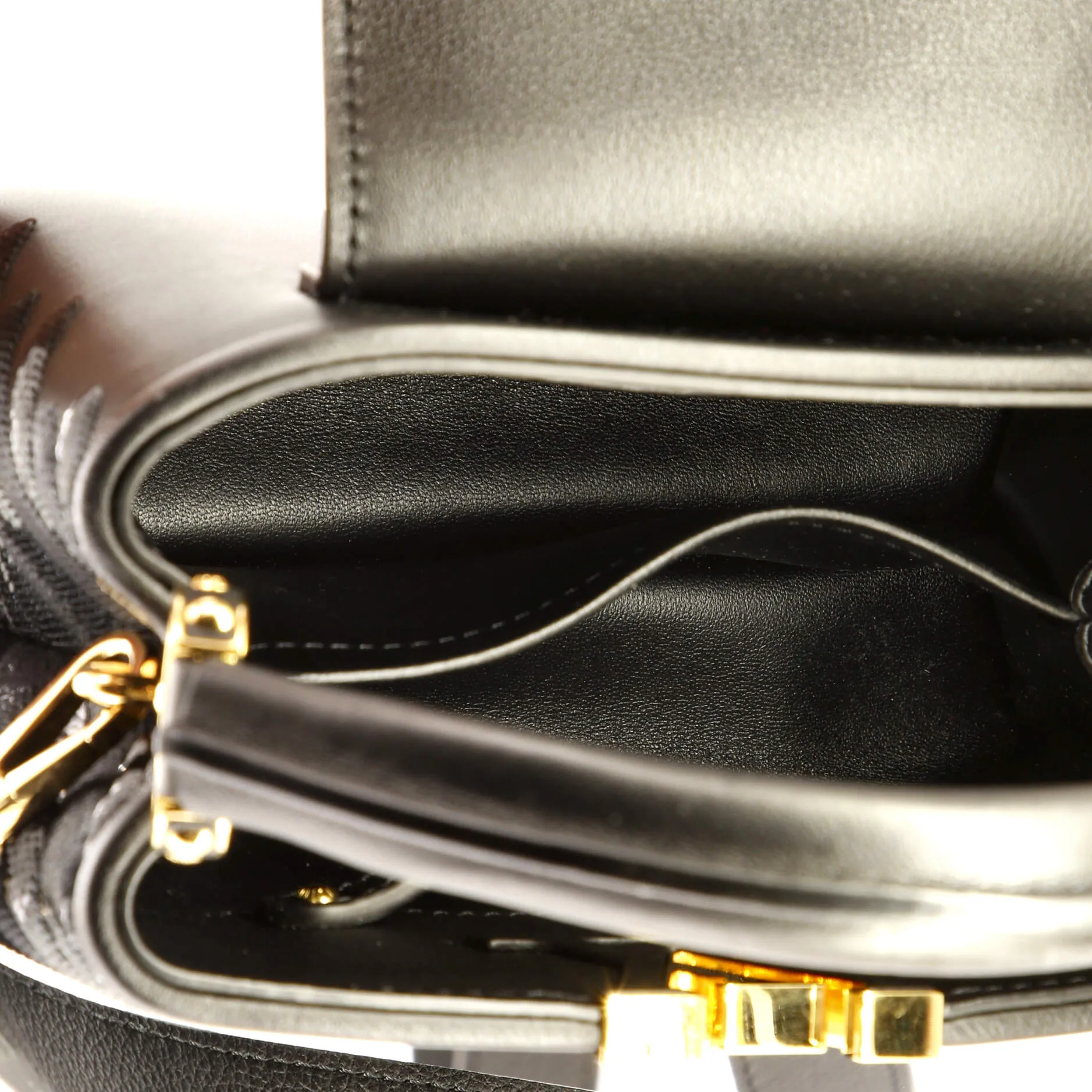 Designer Capucines Bag Sequins with Leather Mini