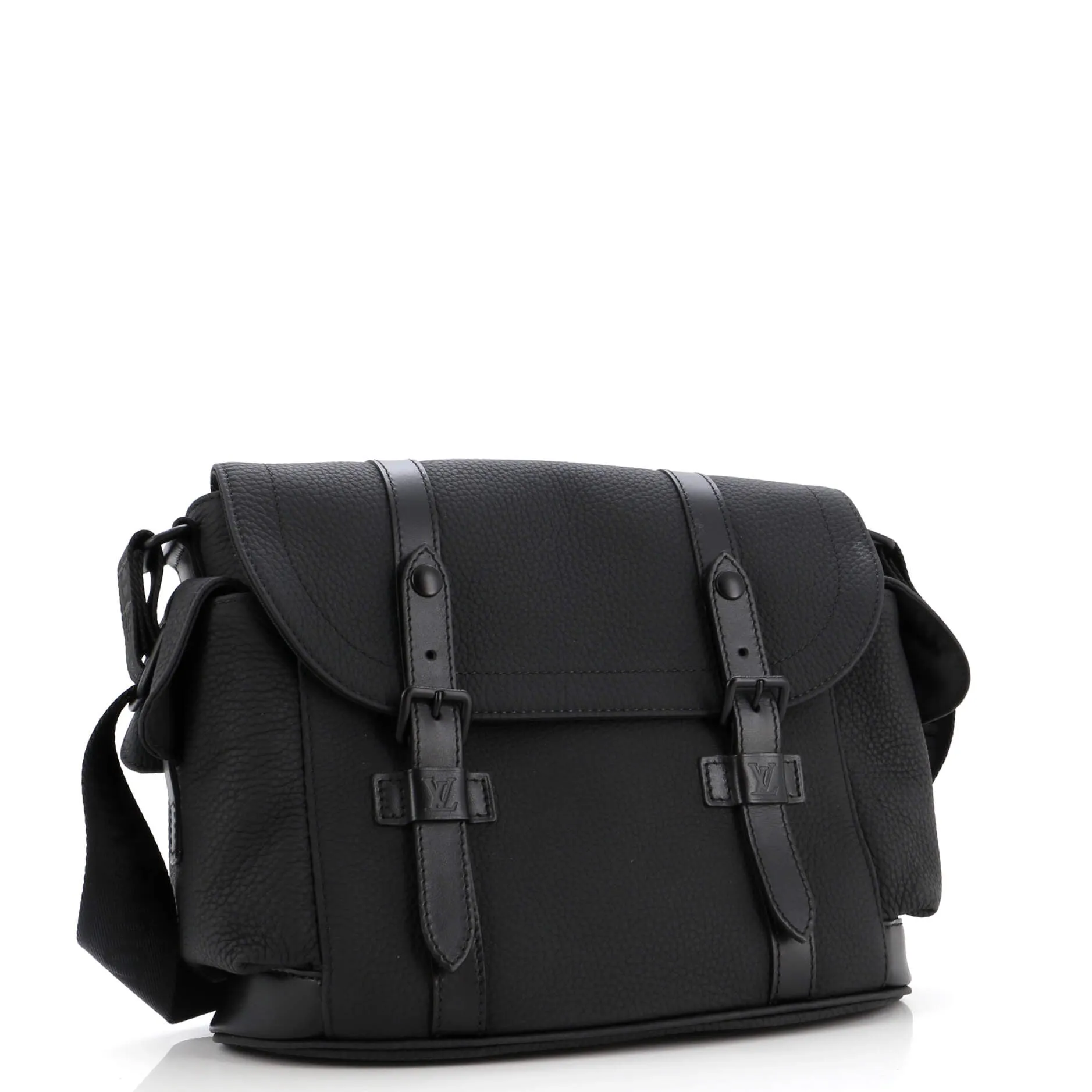 Designer Christopher NM Messenger Bag Taurillon Leather
