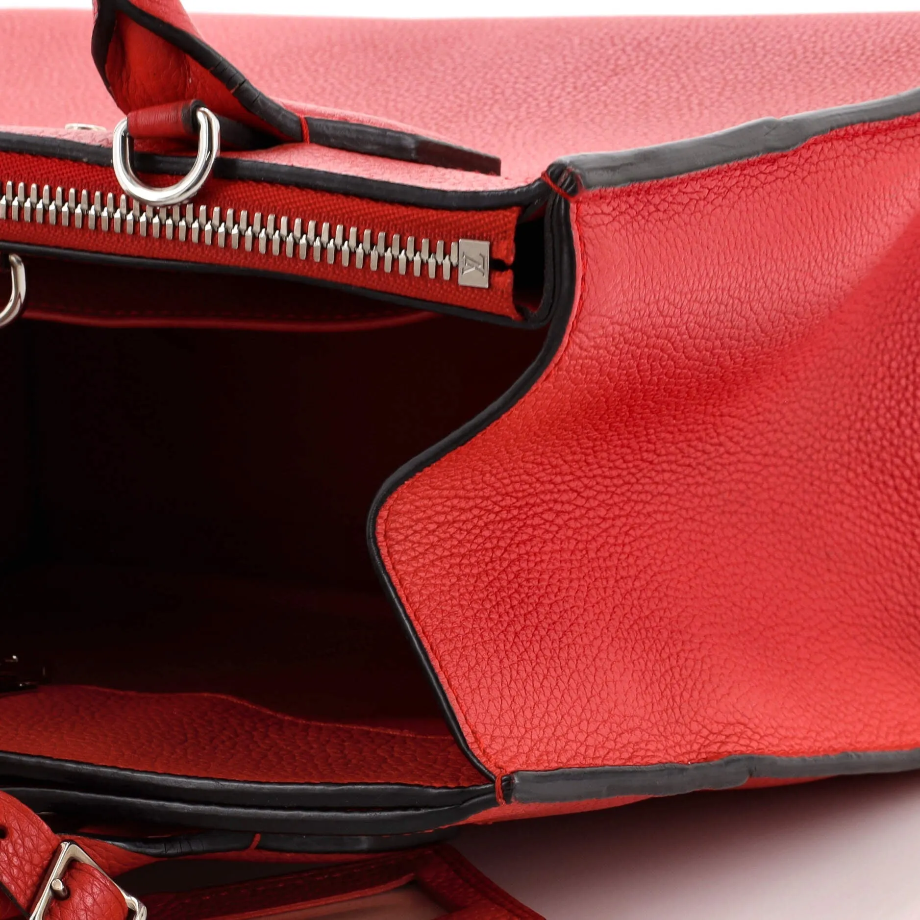 Designer City Steamer Handbag Leather PM