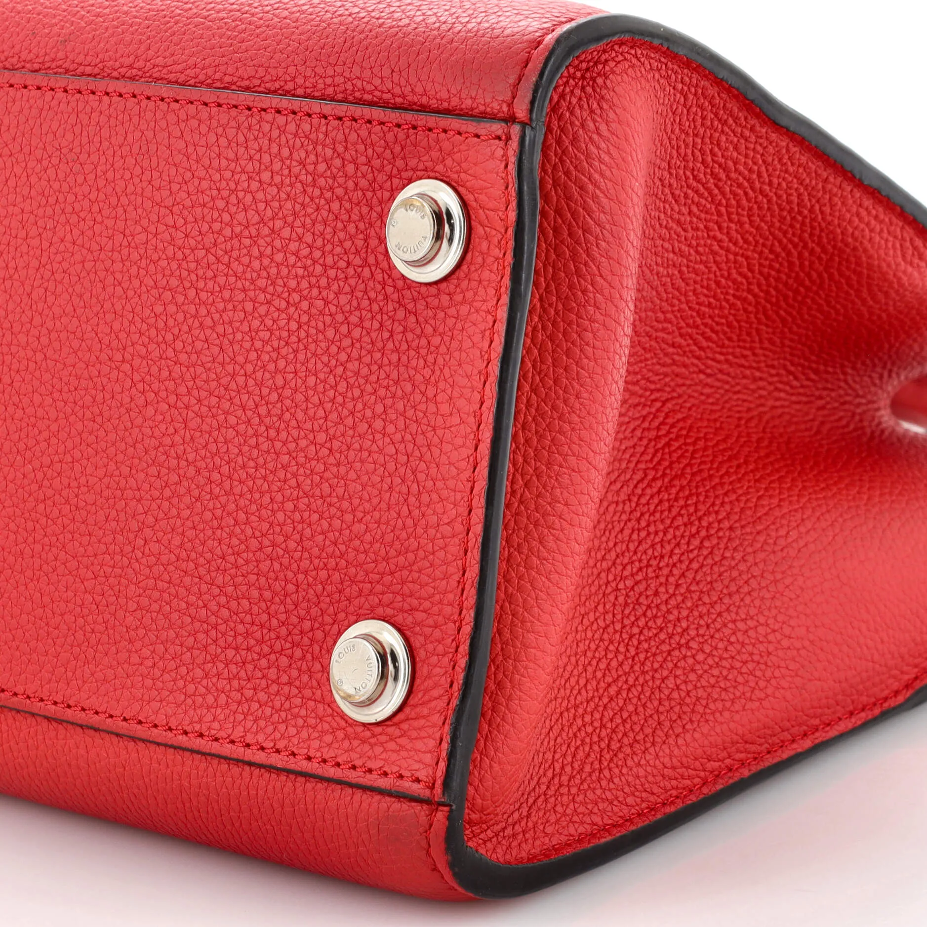 Designer City Steamer Handbag Leather PM