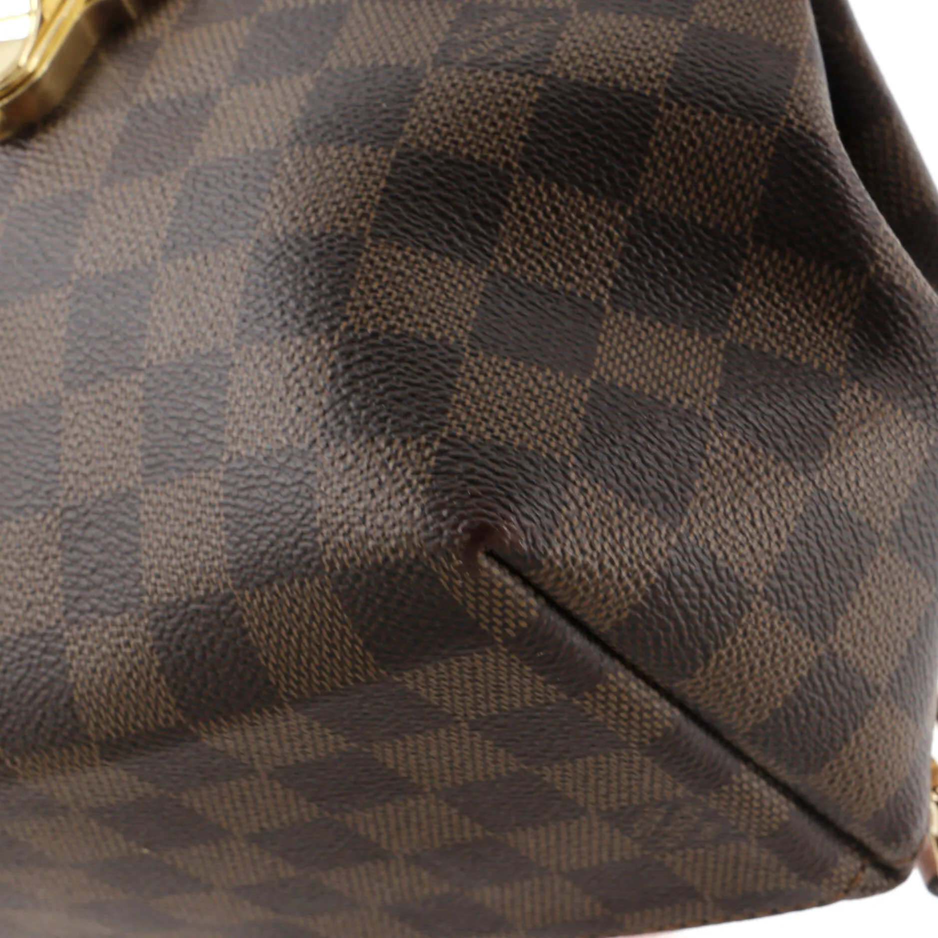 Designer Clapton Backpack Damier and Leather
