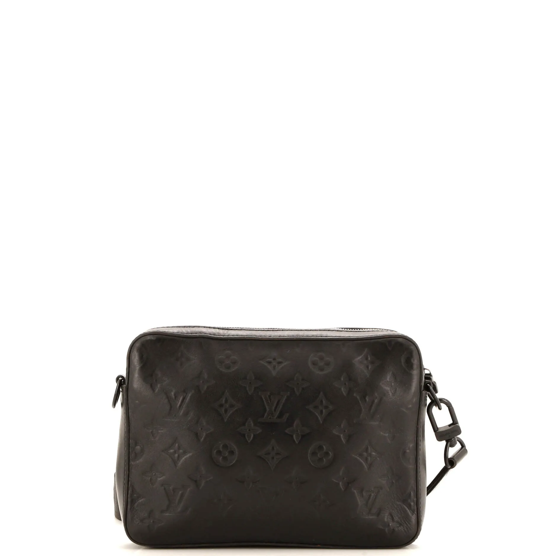 Designer Duo Messenger Bag Monogram Shadow Leather