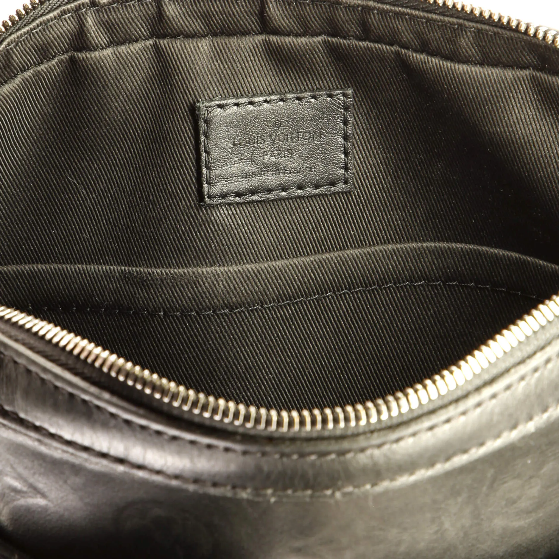Designer Duo Messenger Bag Monogram Shadow Leather