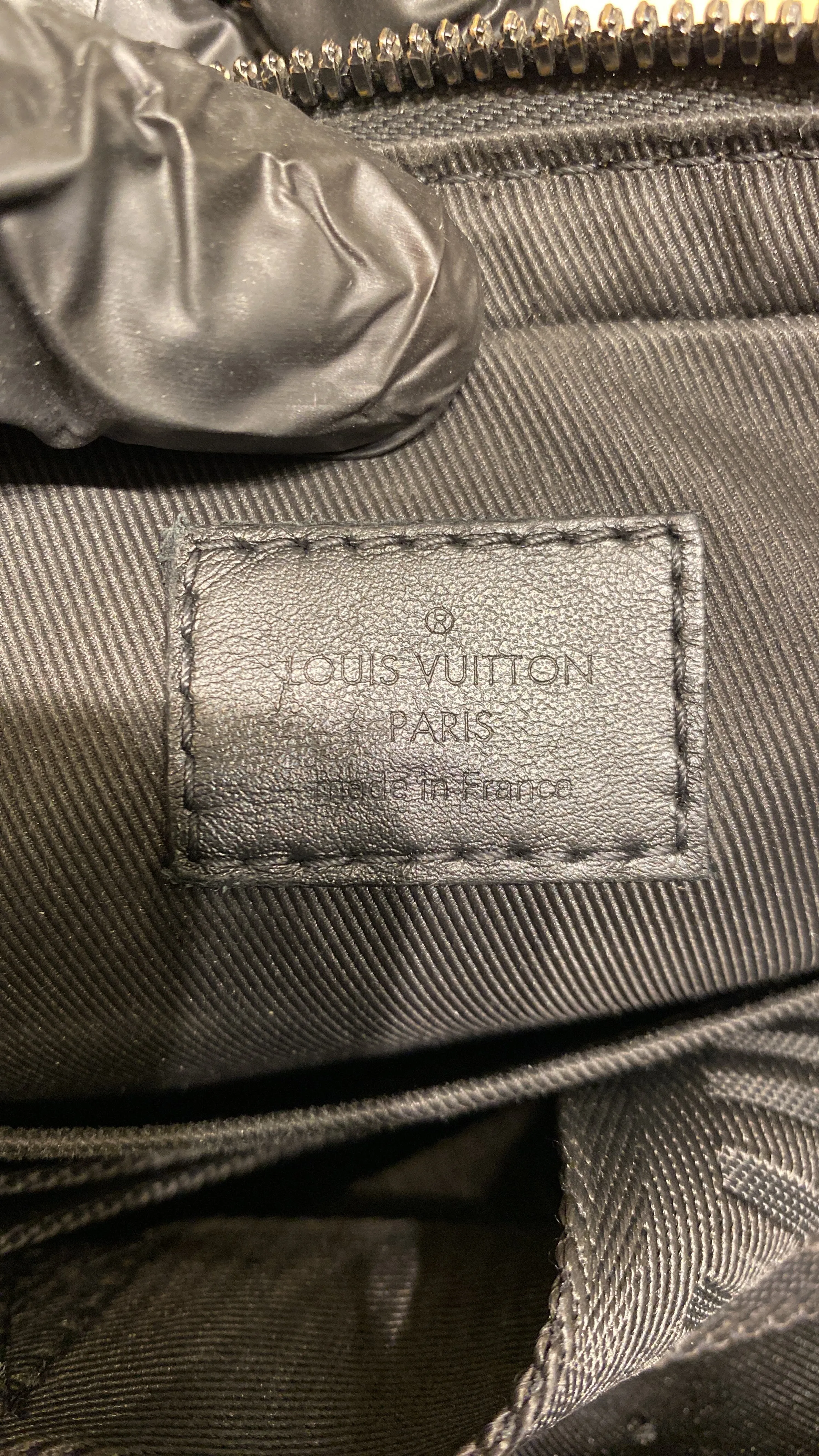 Designer Duo Messenger Bag Monogram Shadow Leather