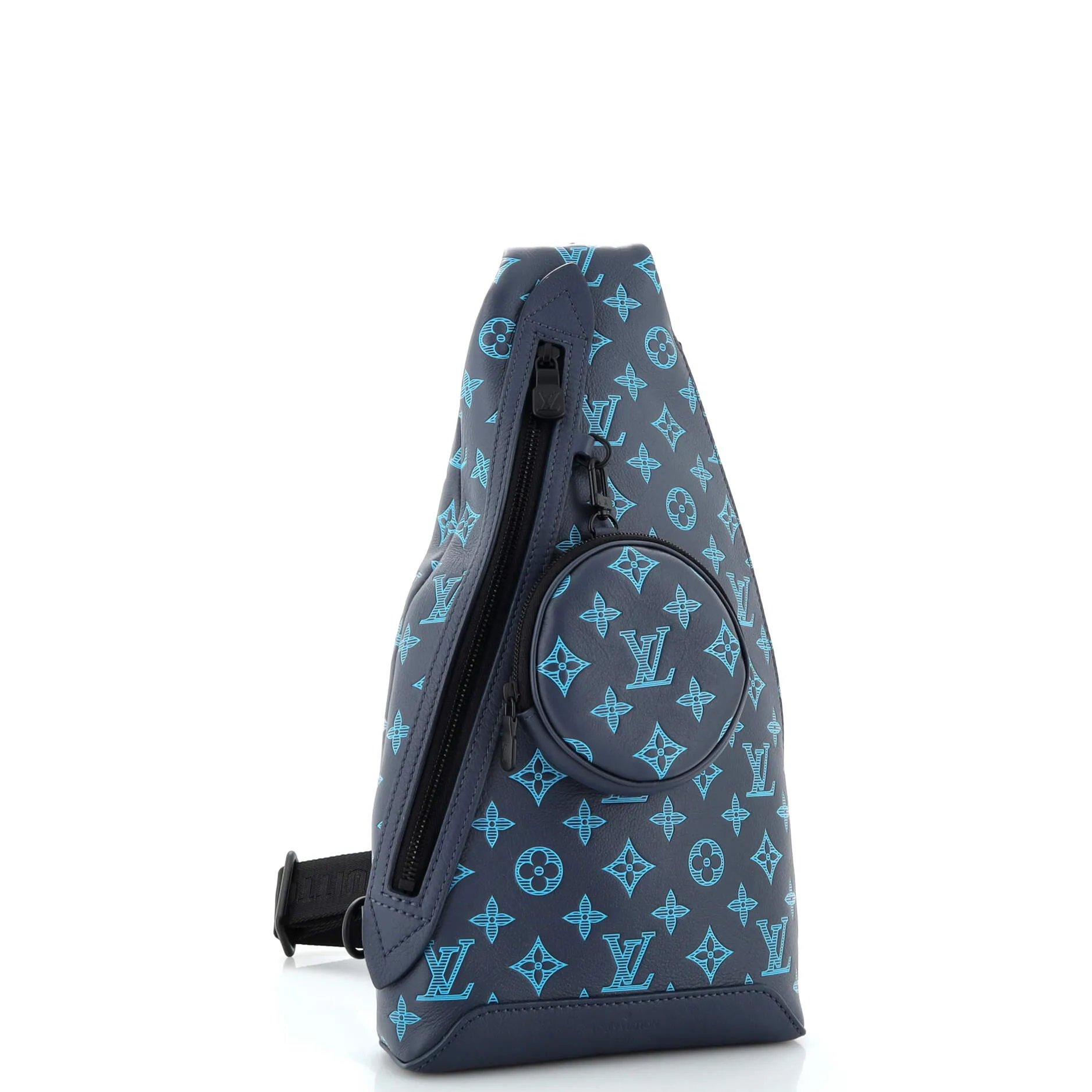 Designer Duo Sling Bag Monogram Shadow Leather