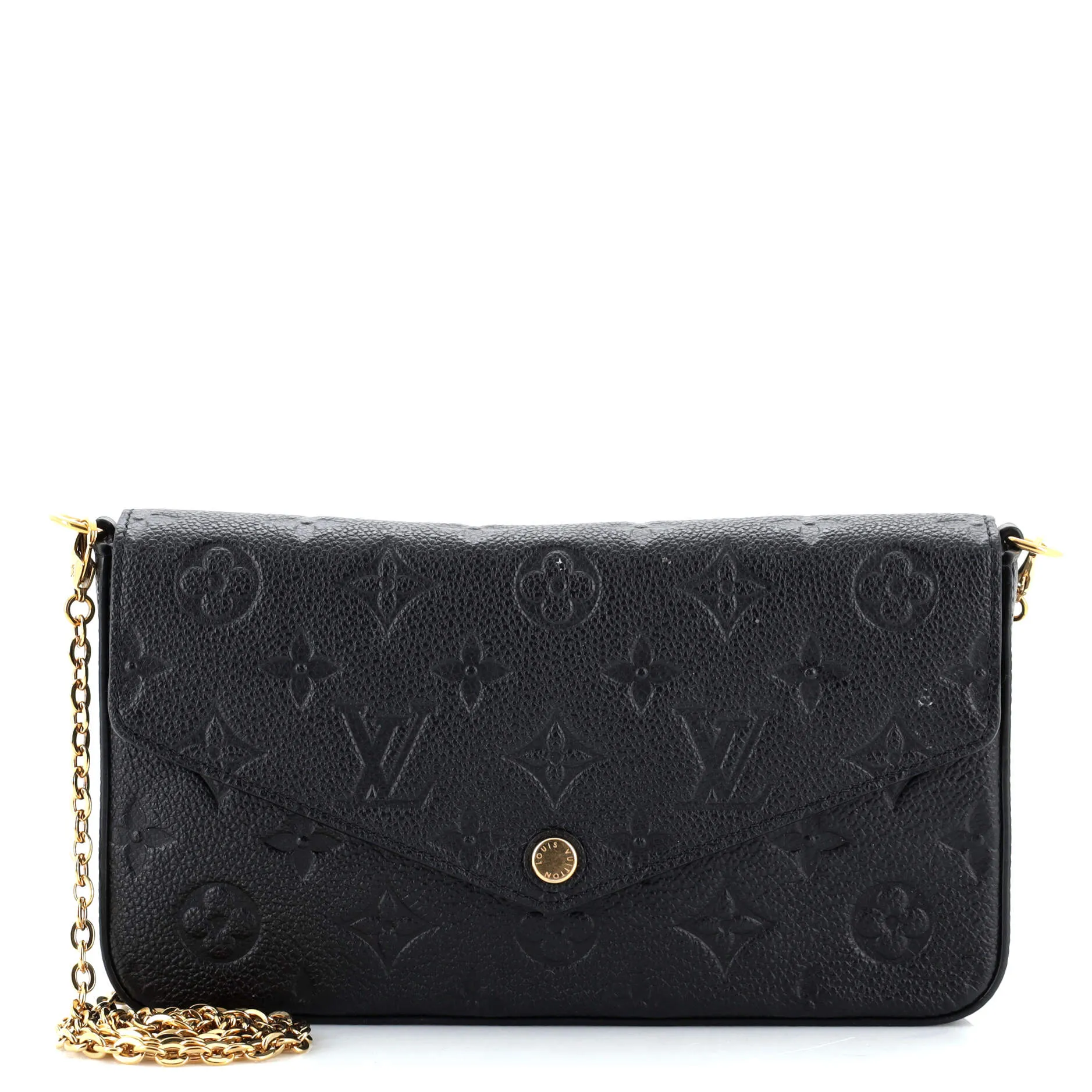 Designer Felicie Pochette Monogram Empreinte Leather