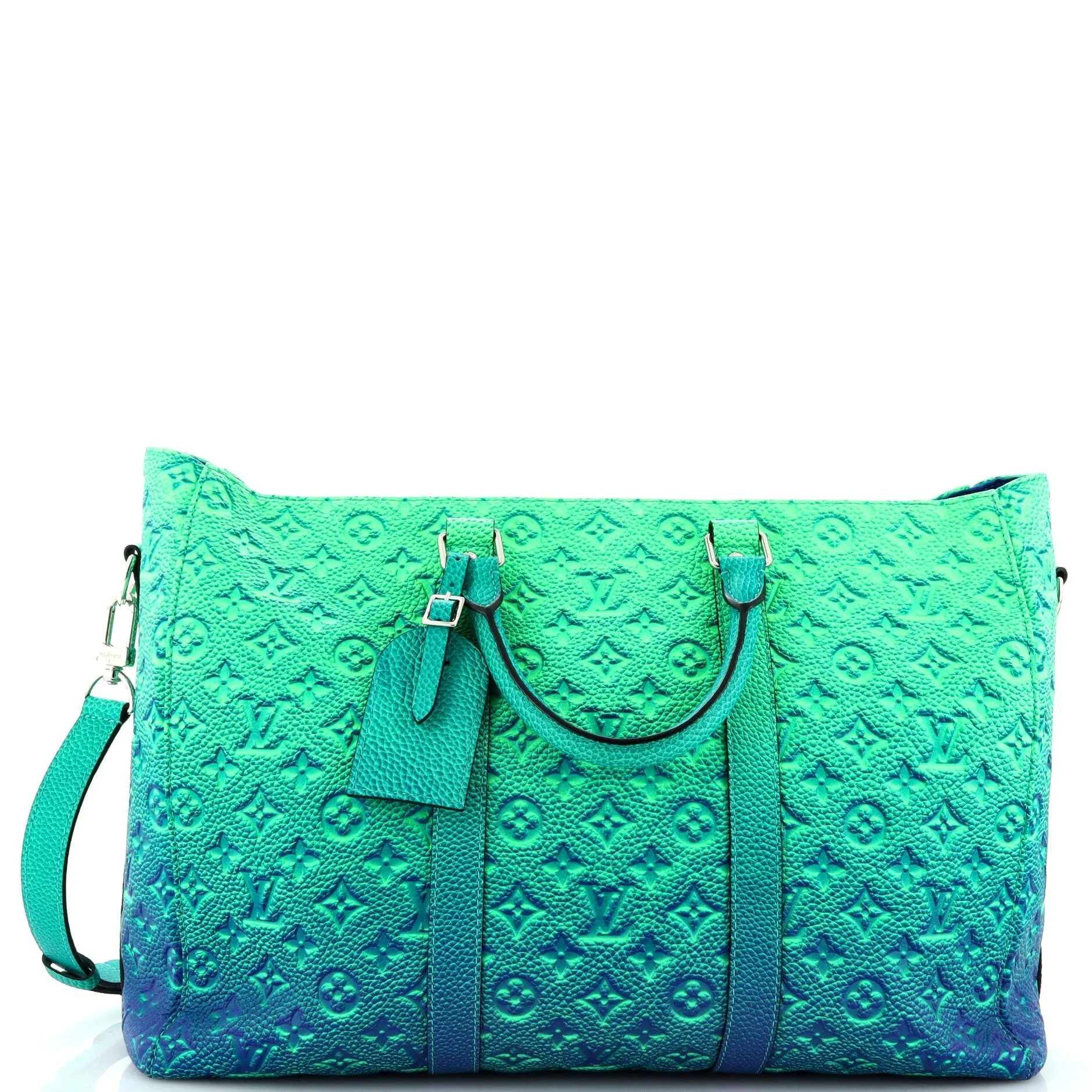Designer Keepall Tote Limited Edition Illusion Monogram Taurillon Leather