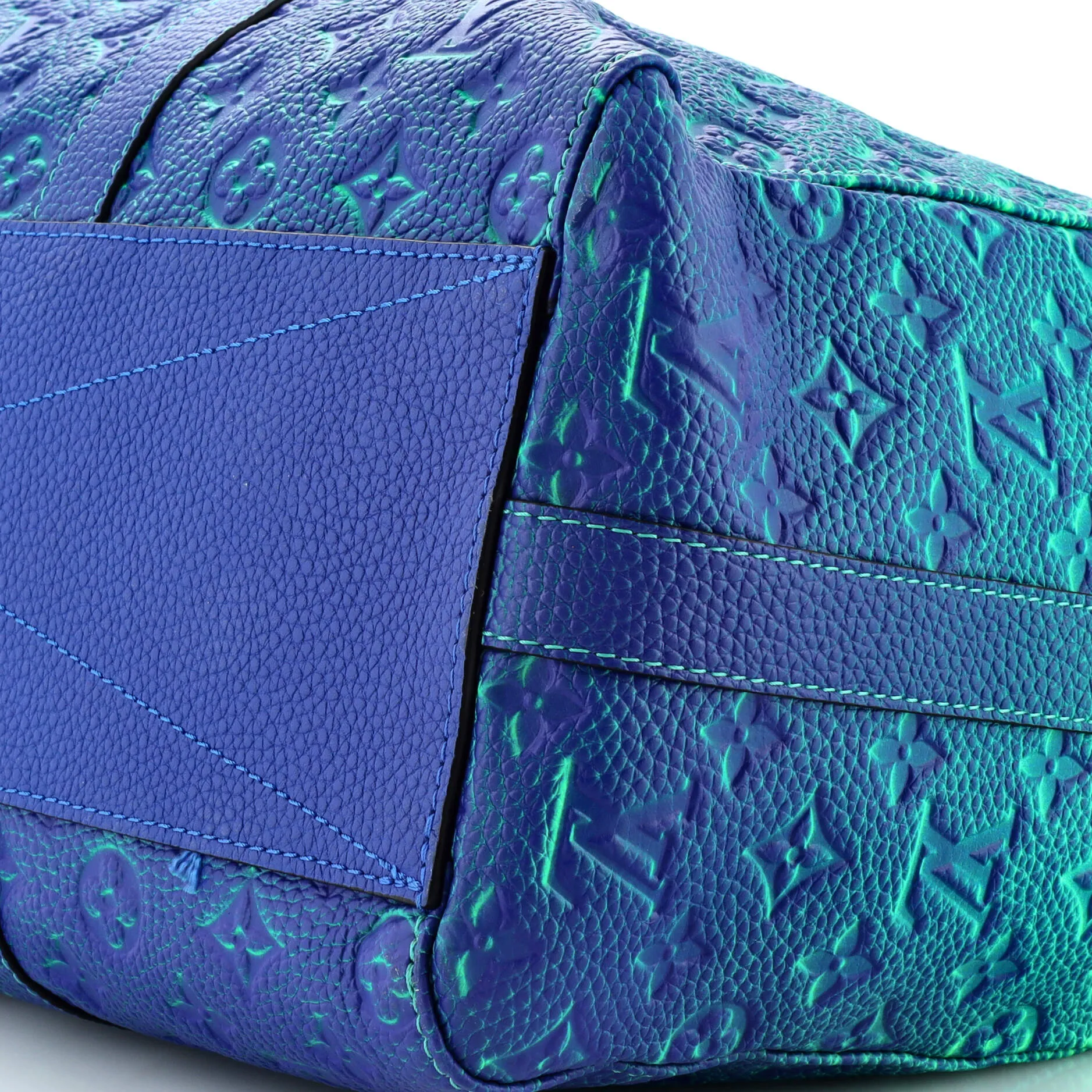Designer Keepall Tote Limited Edition Illusion Monogram Taurillon Leather