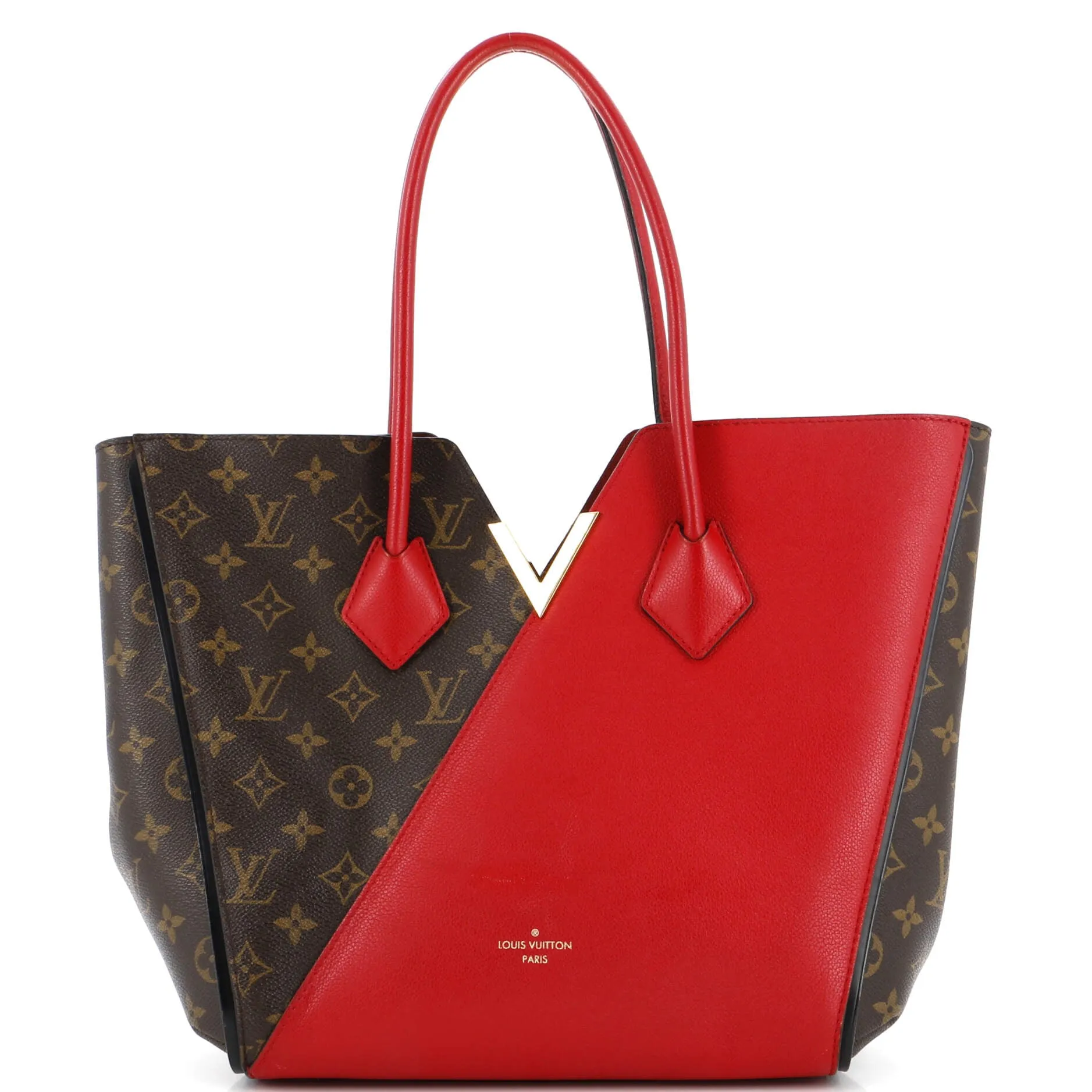 Designer Kimono Handbag Monogram Canvas and Leather MM