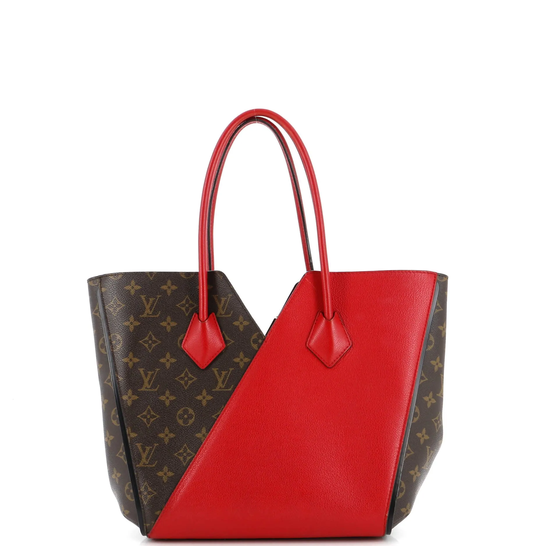 Designer Kimono Handbag Monogram Canvas and Leather MM