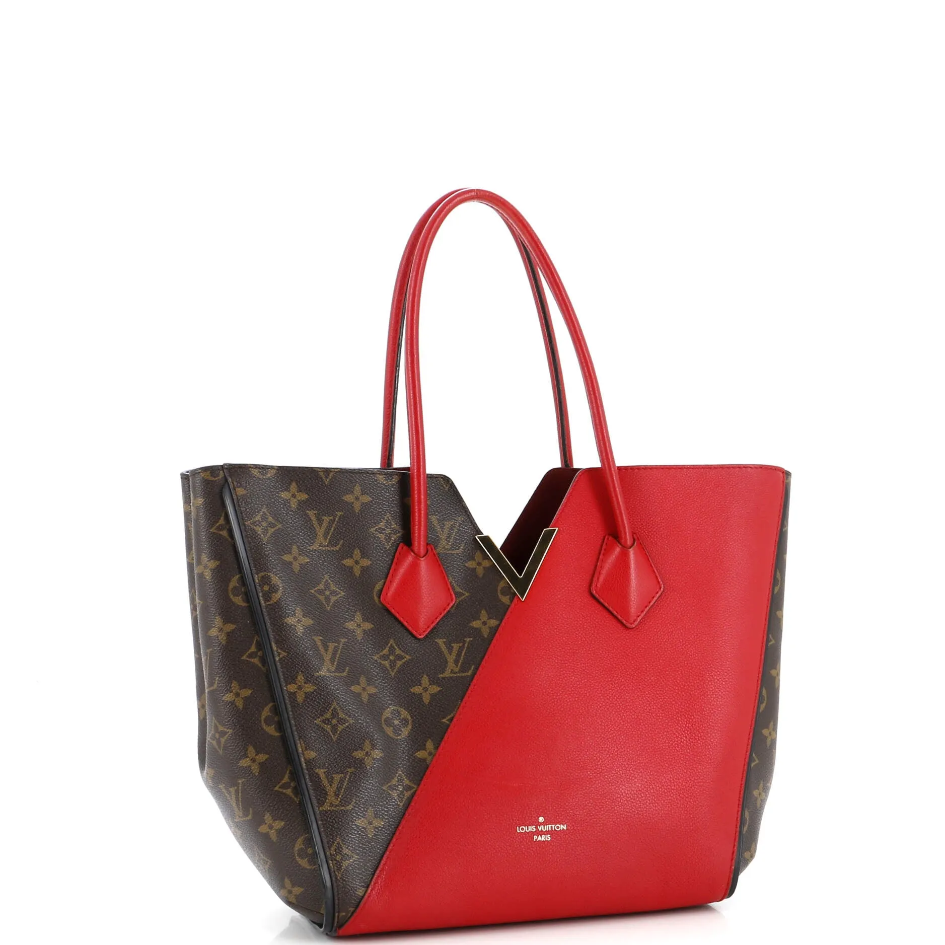 Designer Kimono Handbag Monogram Canvas and Leather MM