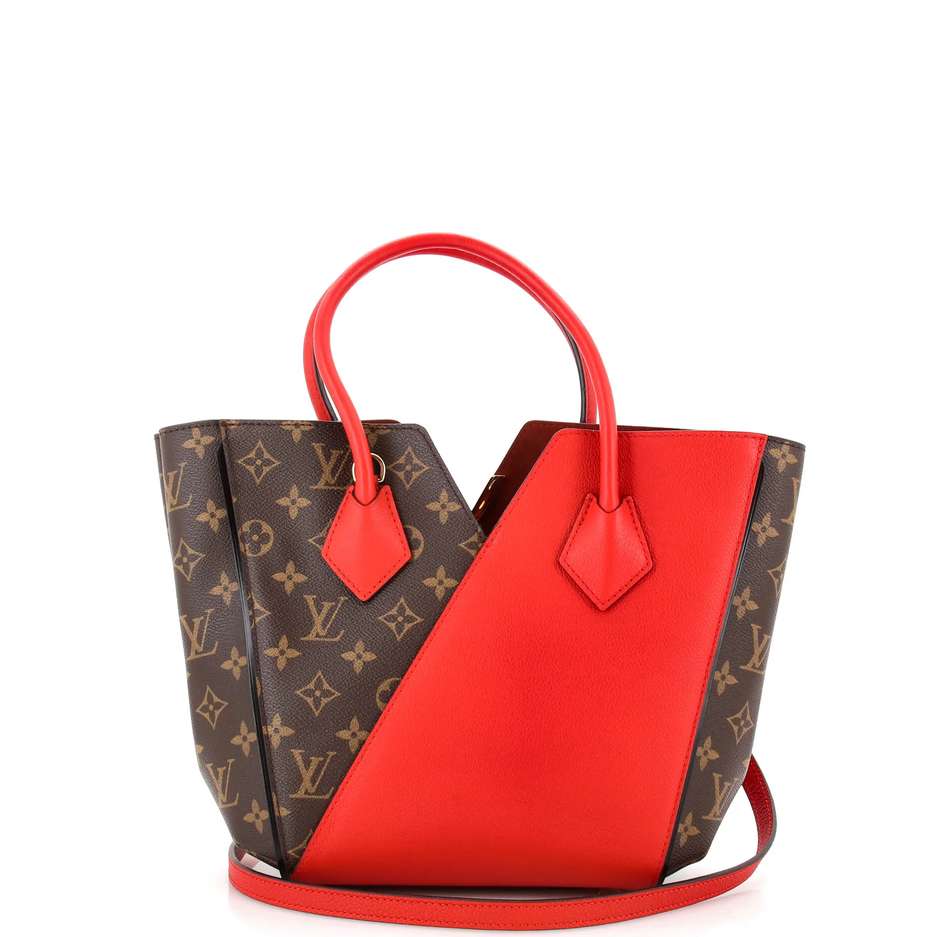 Designer Kimono Handbag Monogram Canvas and Leather PM