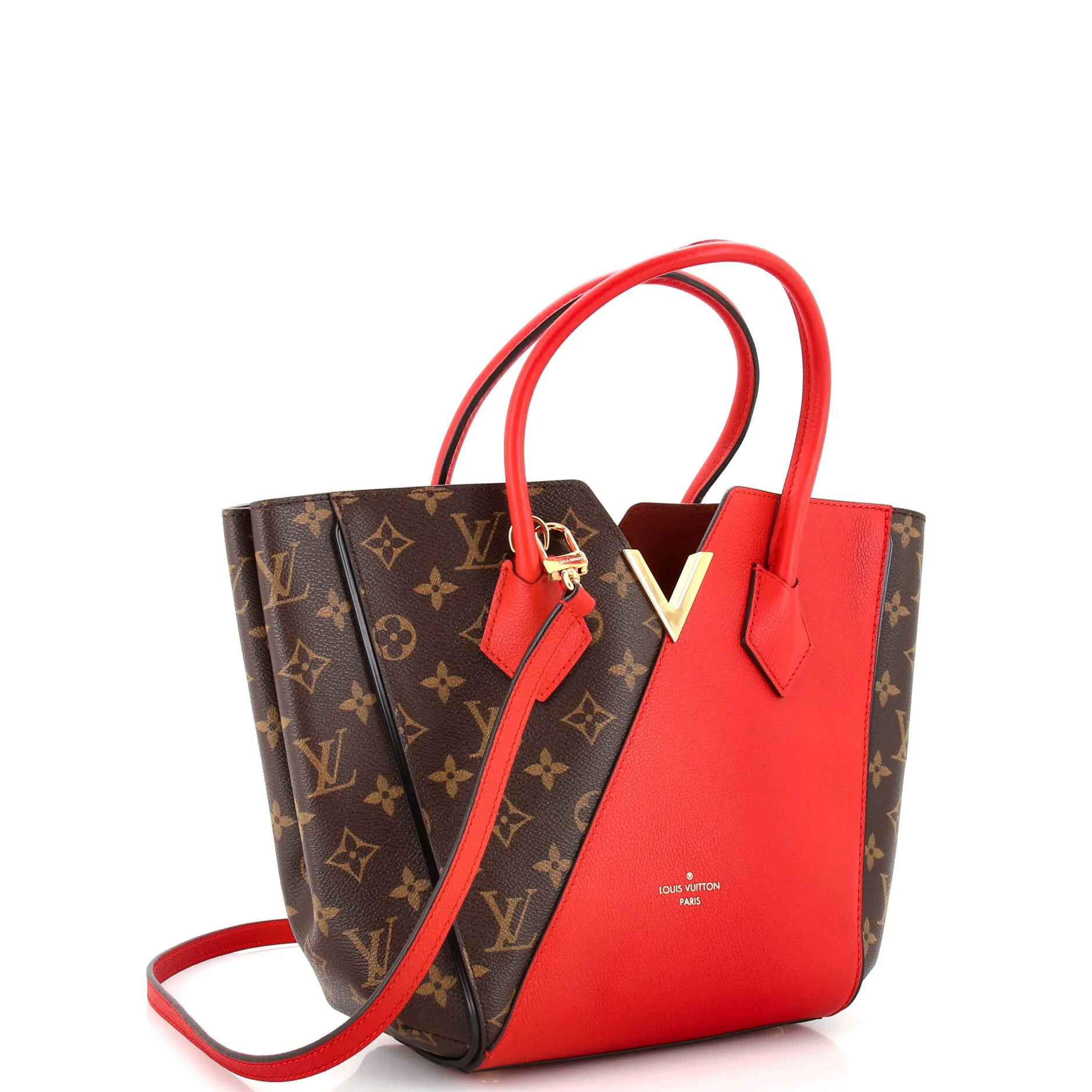 Designer Kimono Handbag Monogram Canvas and Leather PM