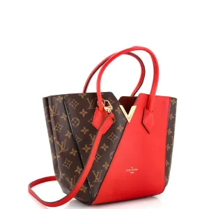 Designer Kimono Handbag Monogram Canvas and Leather PM