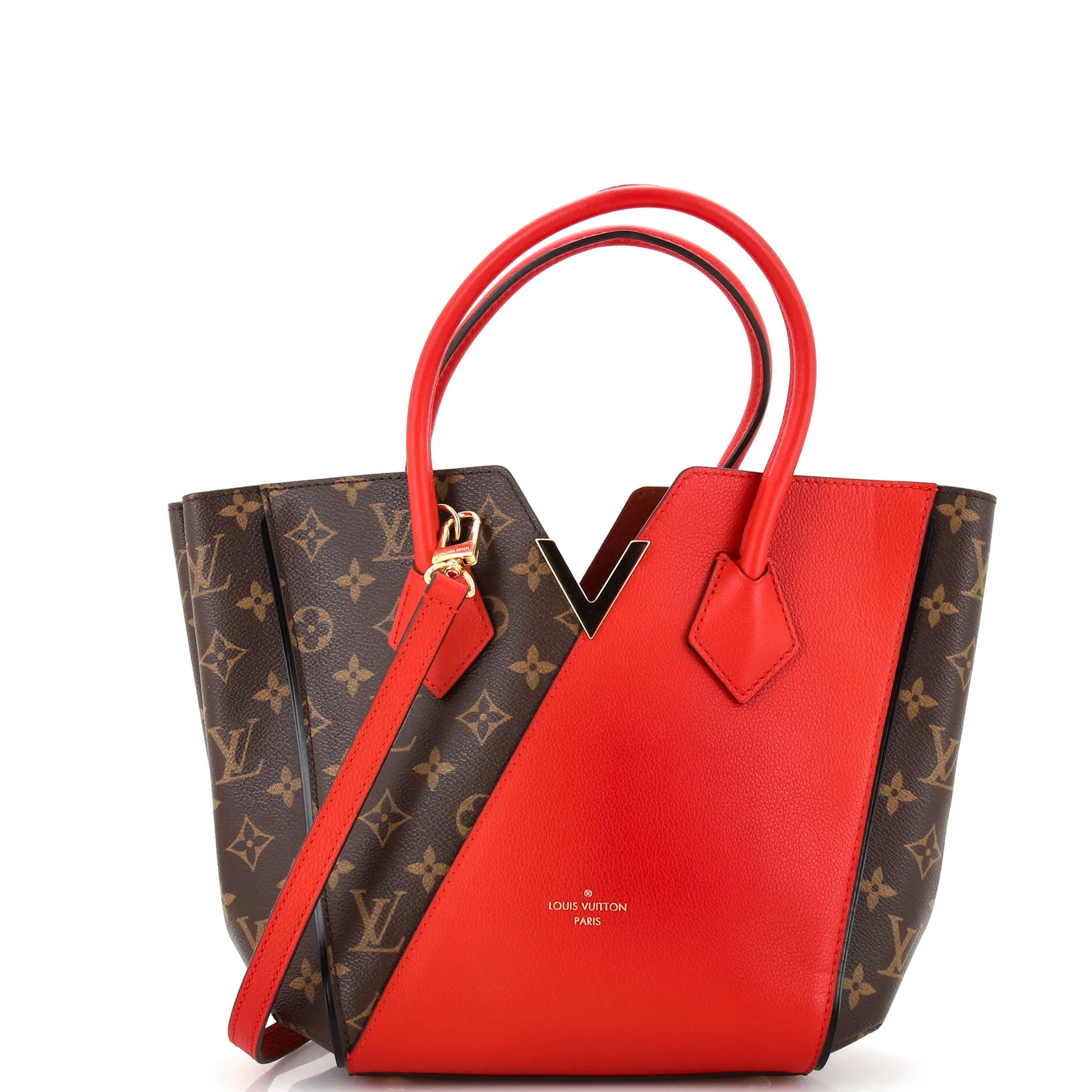 Designer Kimono Handbag Monogram Canvas and Leather PM