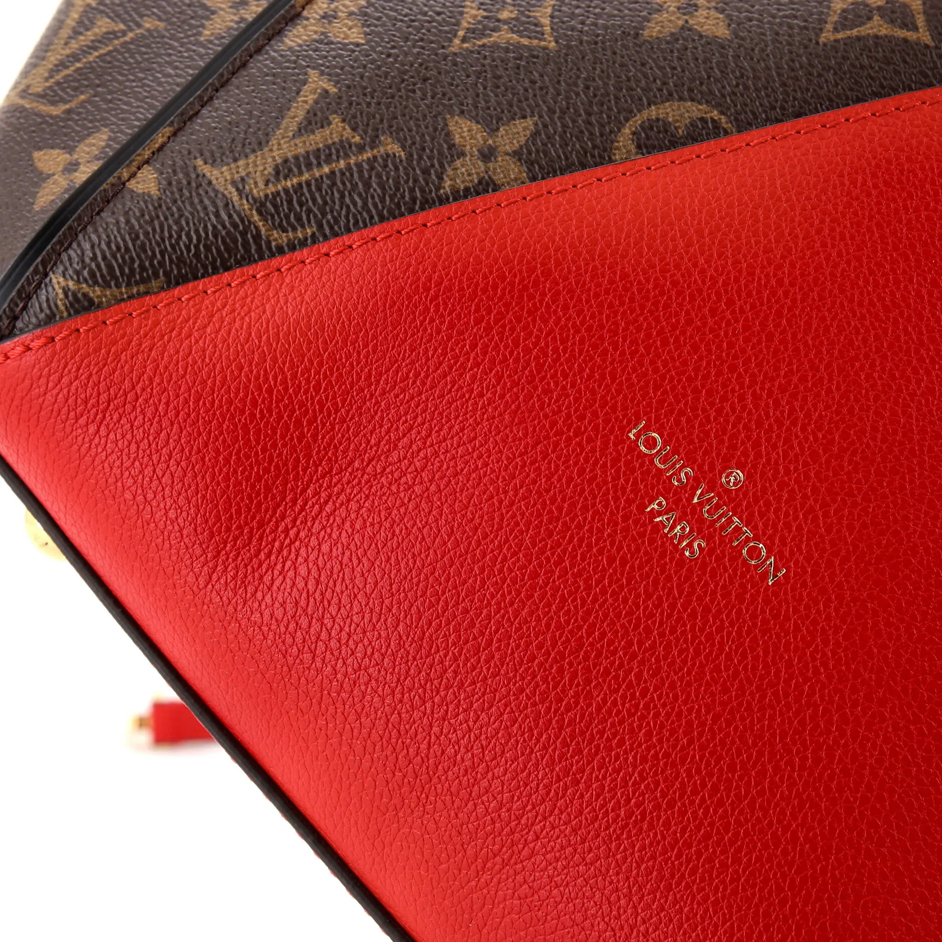 Designer Kimono Handbag Monogram Canvas and Leather PM