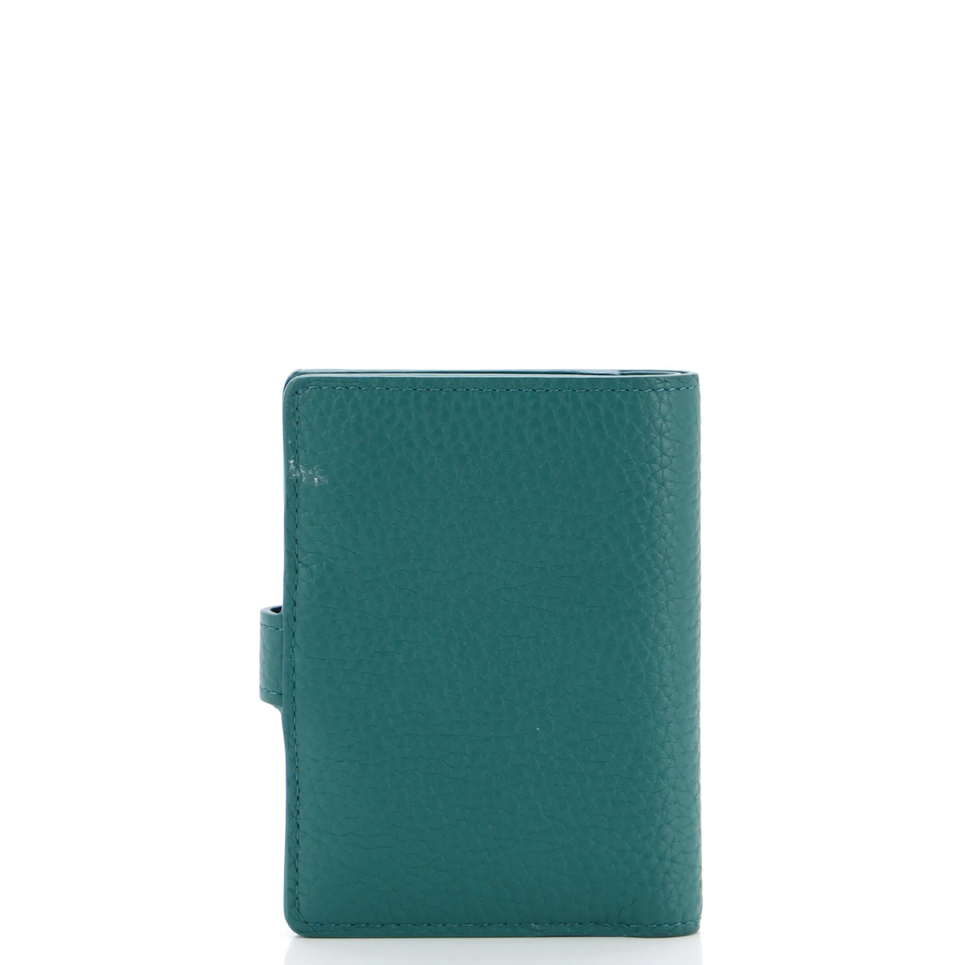 Designer LV Vertical Wallet Taurillion Leather Compact