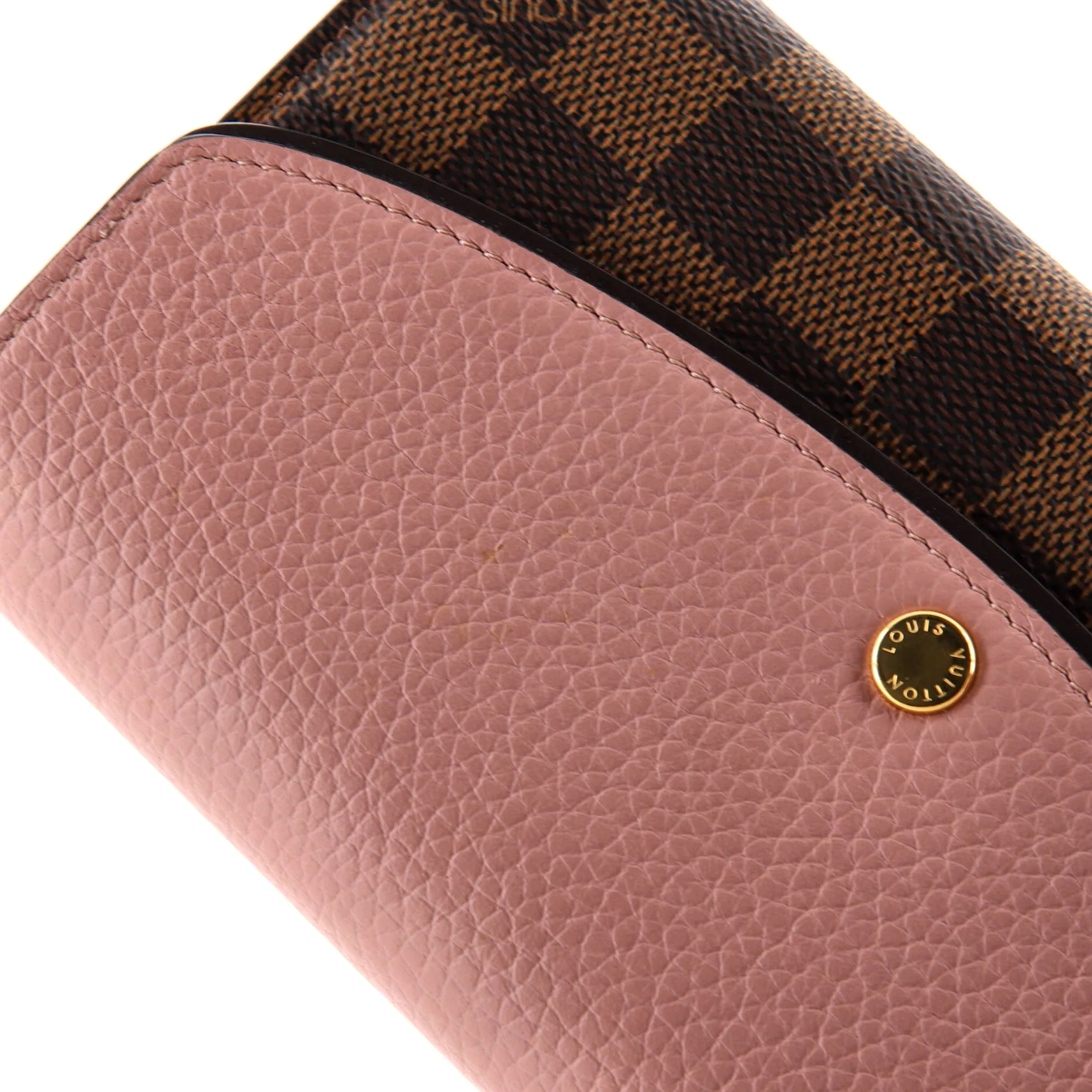 Designer Normandy Wallet Damier and Leather