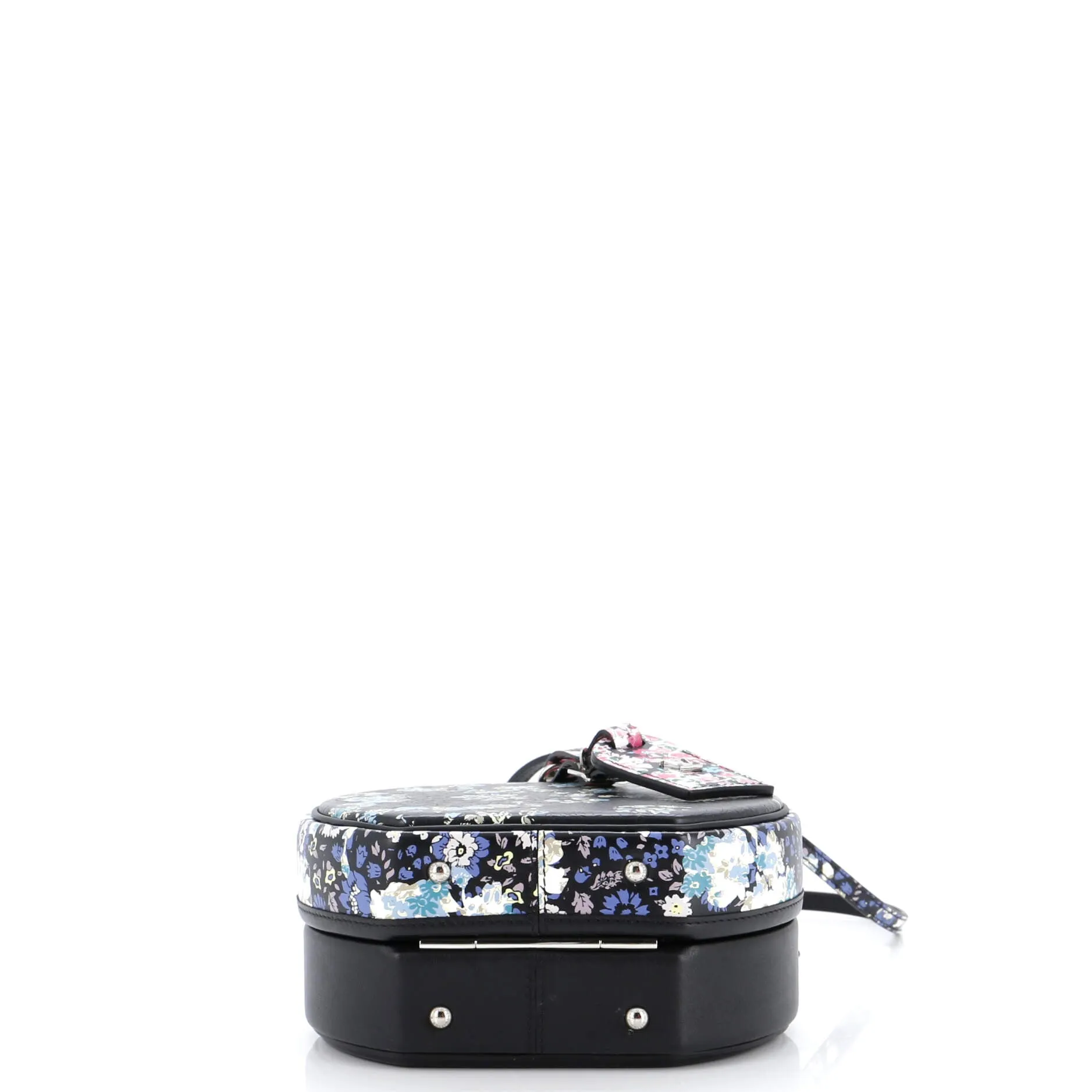 Designer Petite Boite Chapeau Bag Floral Printed Leather