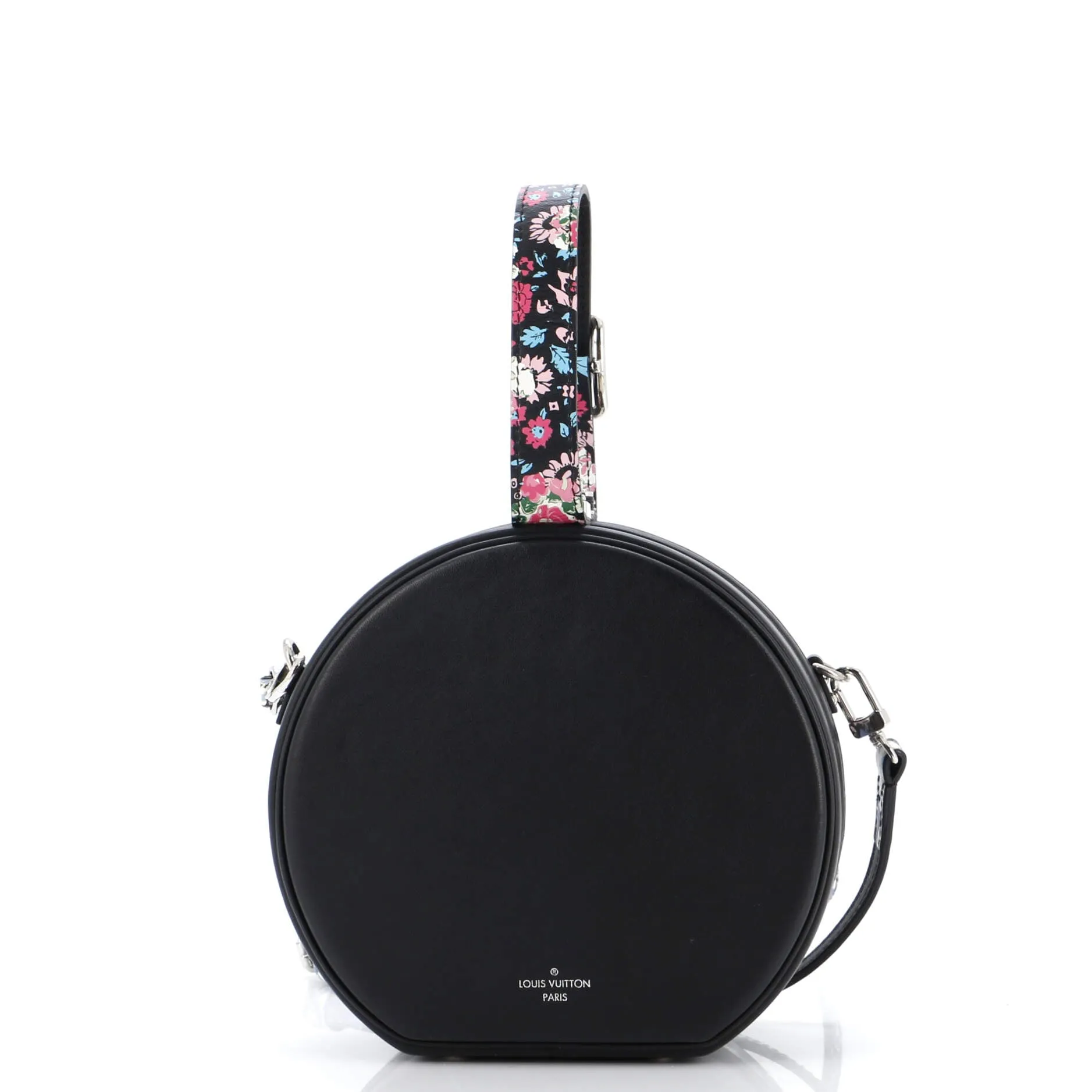 Designer Petite Boite Chapeau Bag Floral Printed Leather