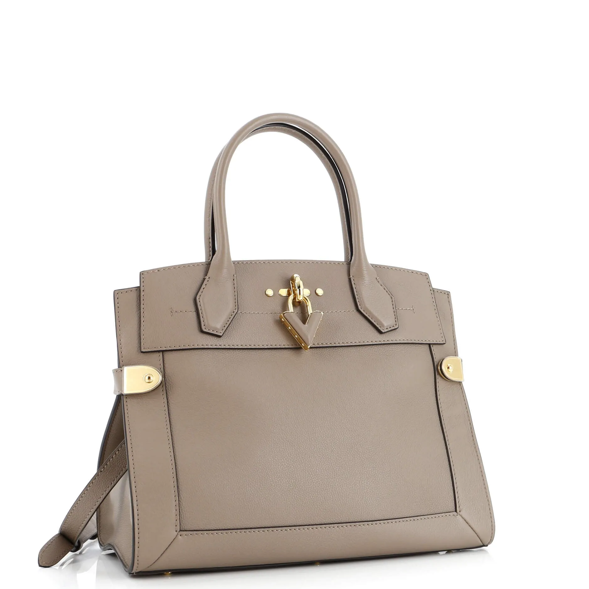 Designer Steamer Handbag Leather MM