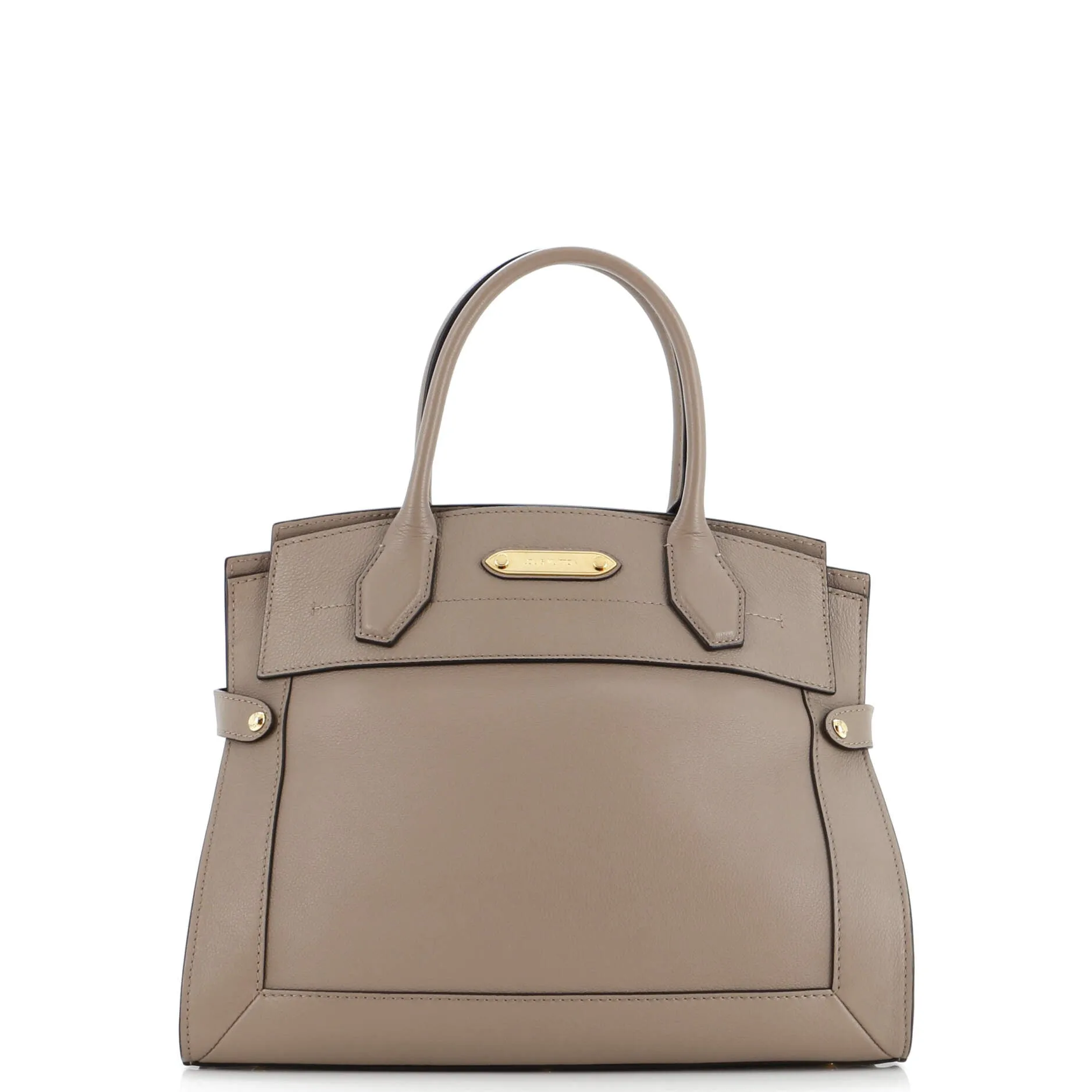 Designer Steamer Handbag Leather MM