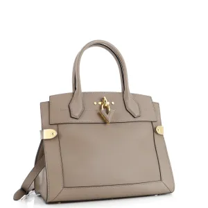 Designer Steamer Handbag Leather MM