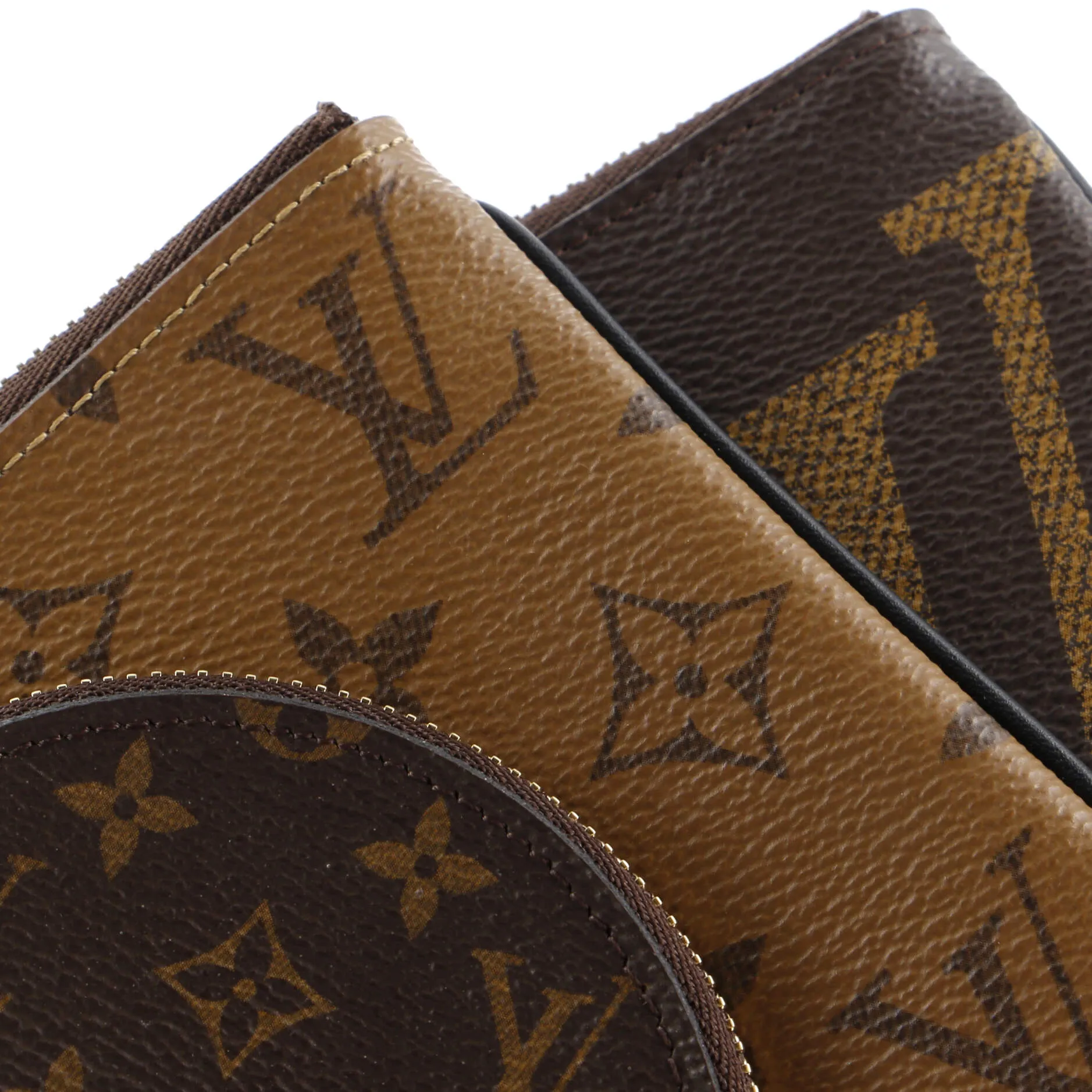 Designer Trio Pouch Set Reverse Monogram Giant