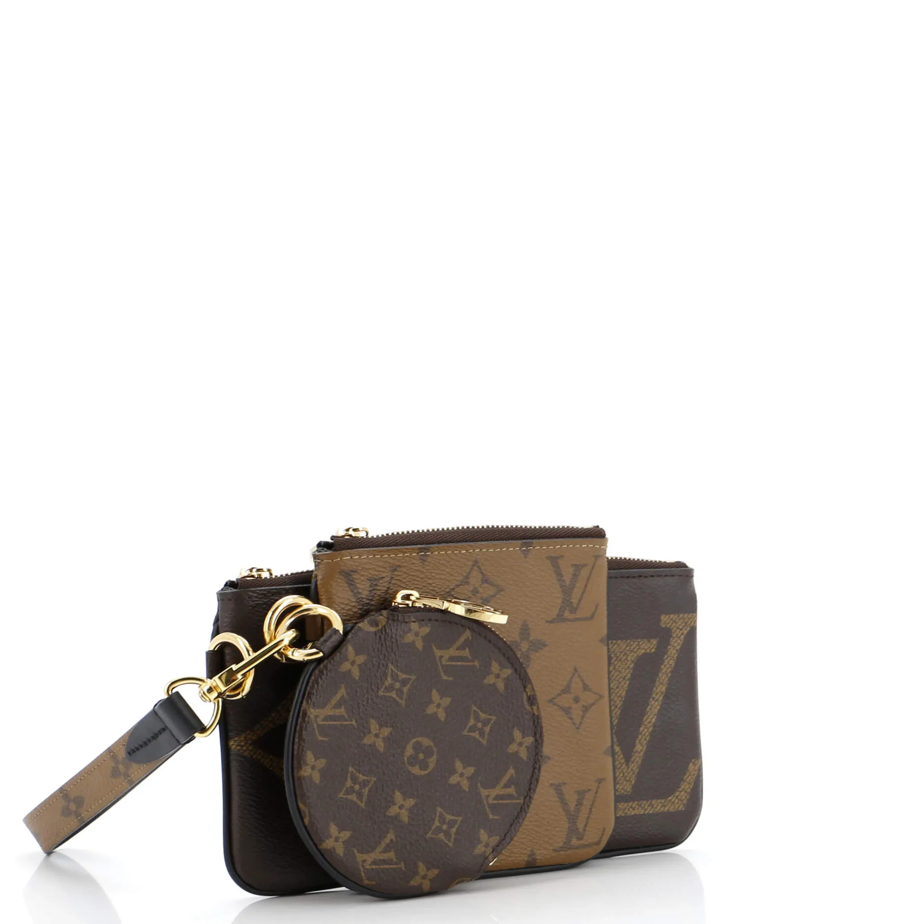 Designer Trio Pouch Set Reverse Monogram Giant