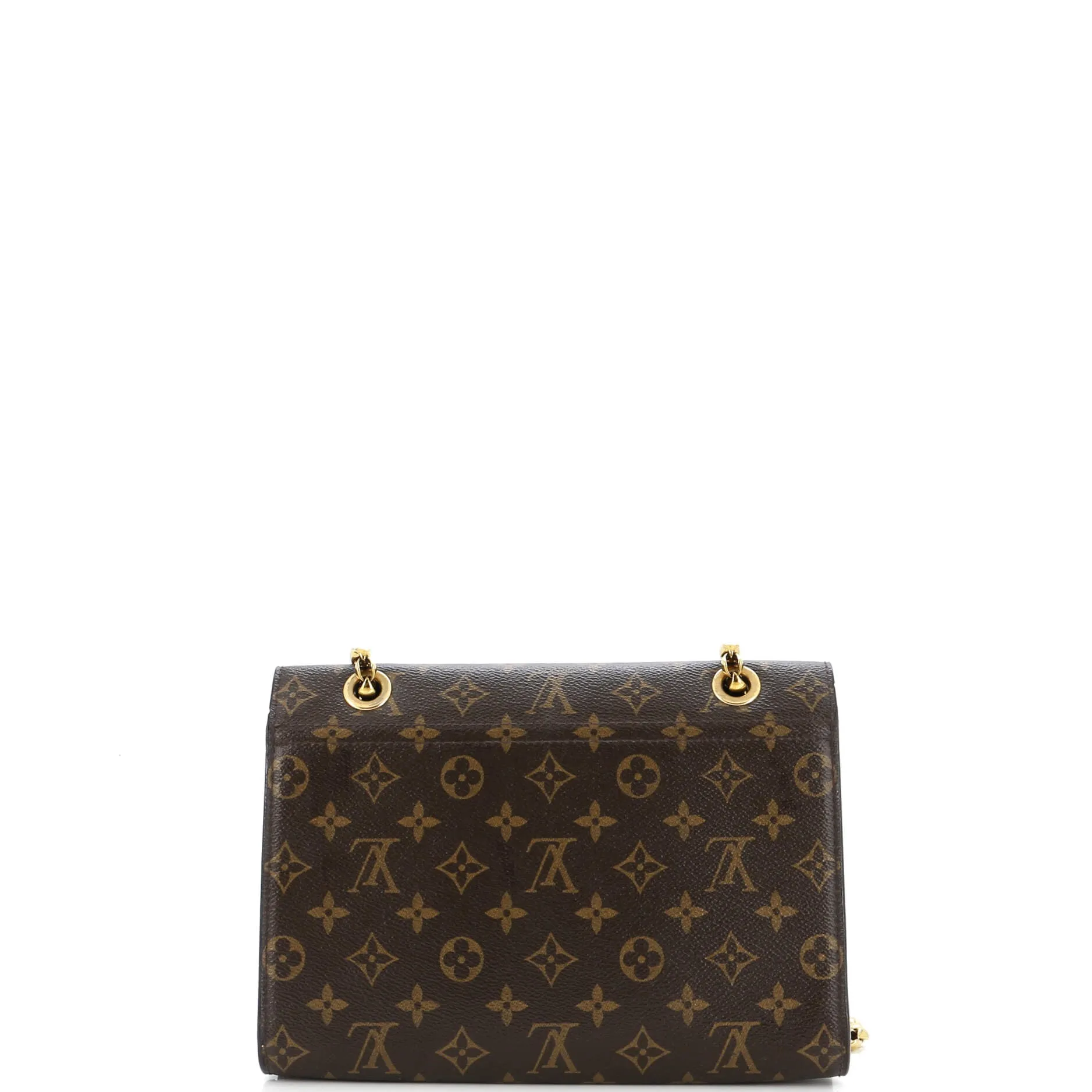 Designer Victoire Handbag Monogram Canvas and Leather