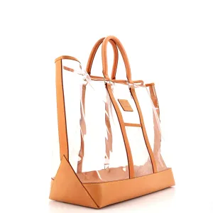 Designer x Isaac Mizrahi Weekend Tote PVC and Leather
