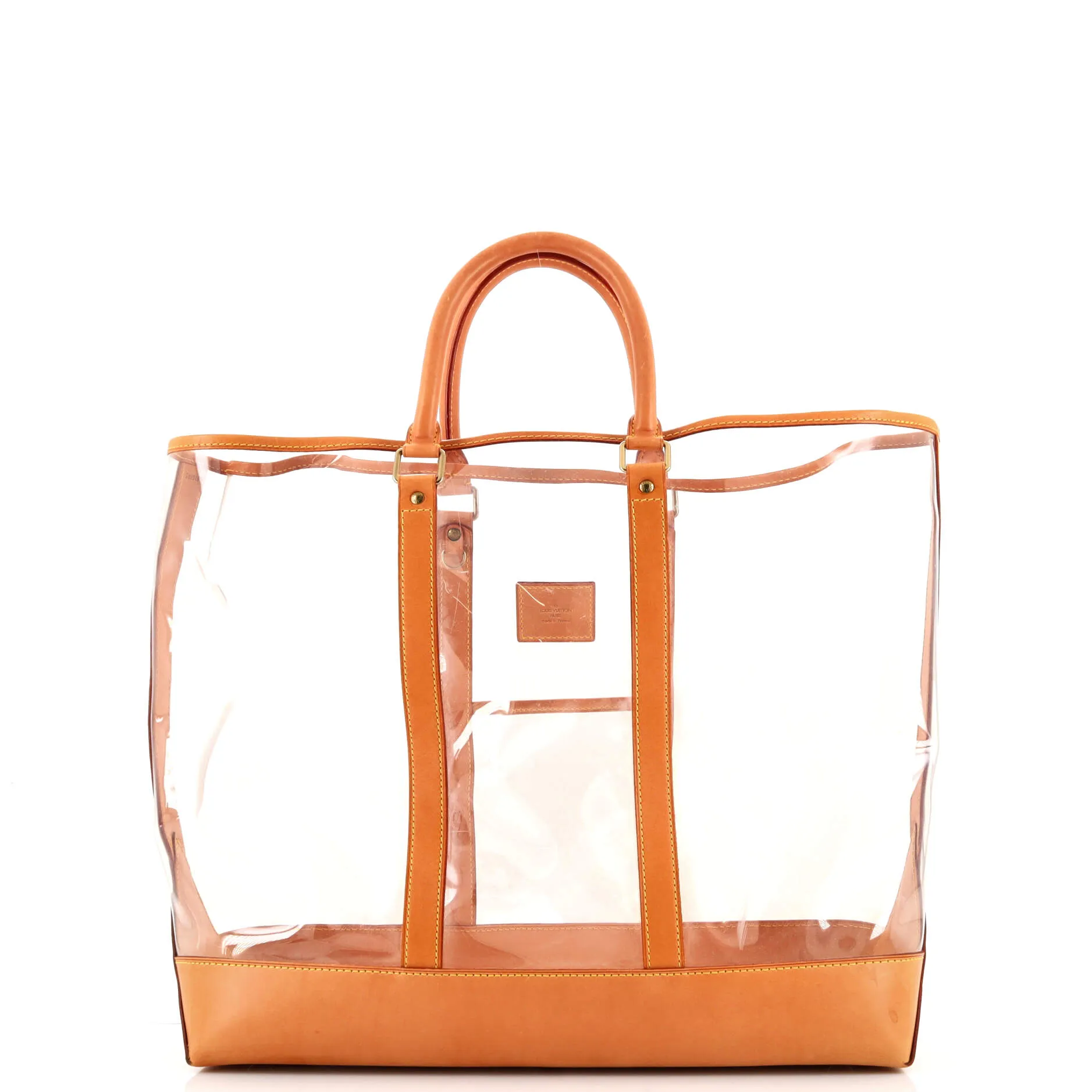 Designer x Isaac Mizrahi Weekend Tote PVC and Leather