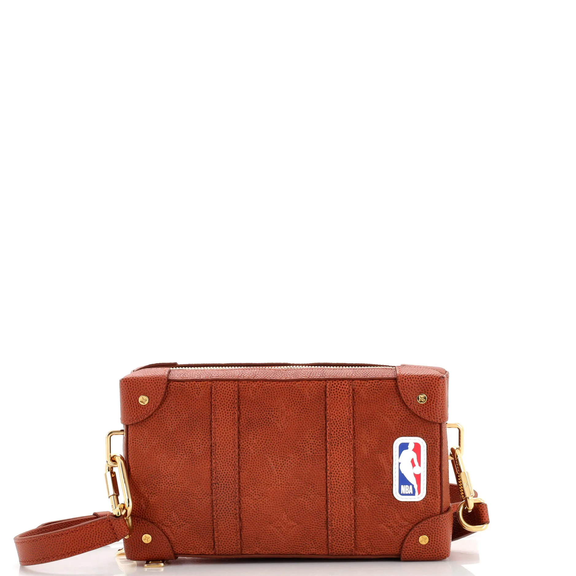 Designer x NBA Soft Trunk Wearable Wallet Monogram Embossed Leather