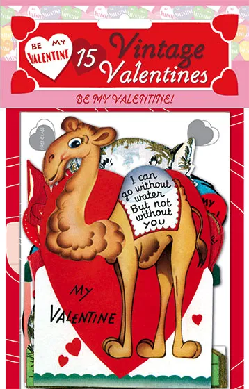 Die Cut Vintage Valentines -Be My Valentine