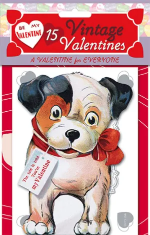 Die Cut Vintage Valentines - The Valentine for Everyone
