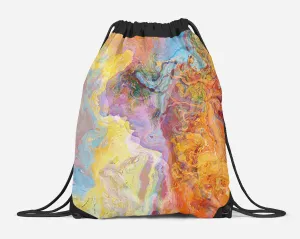 Drawstring Sling Bag, Bittersweet