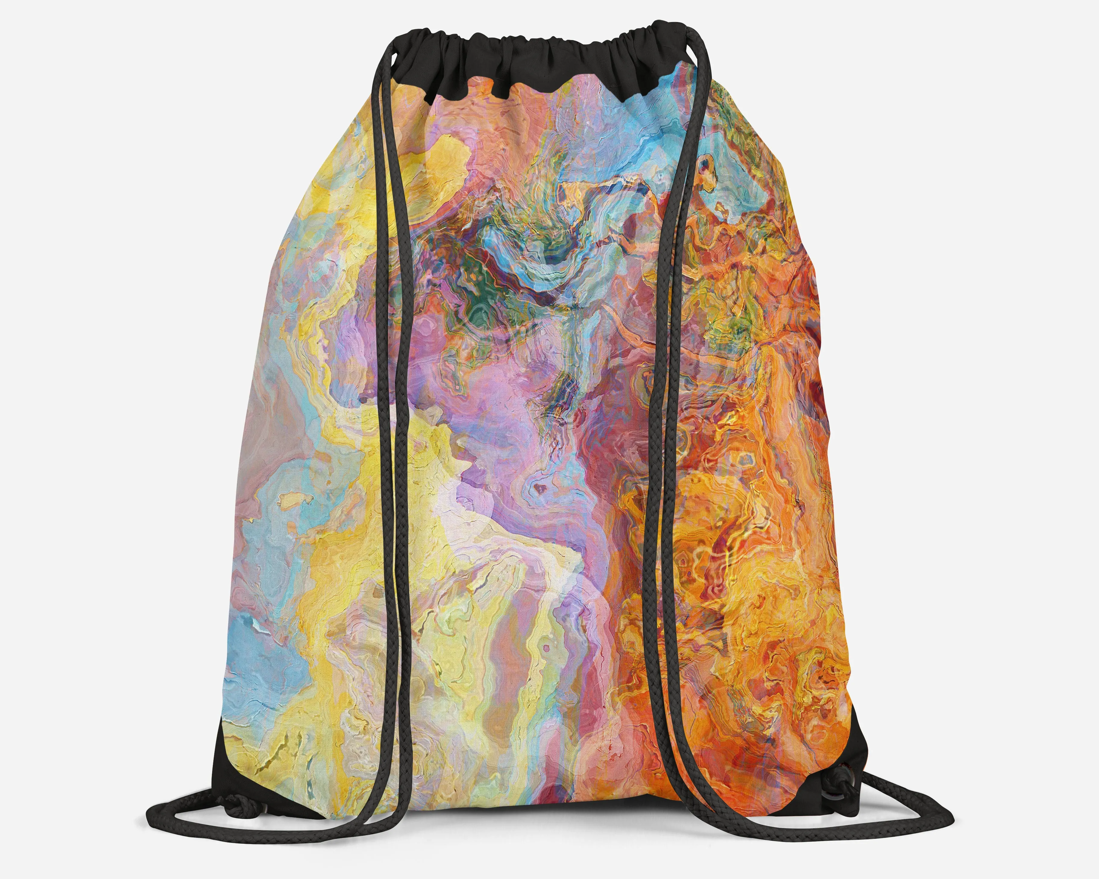 Drawstring Sling Bag, Bittersweet