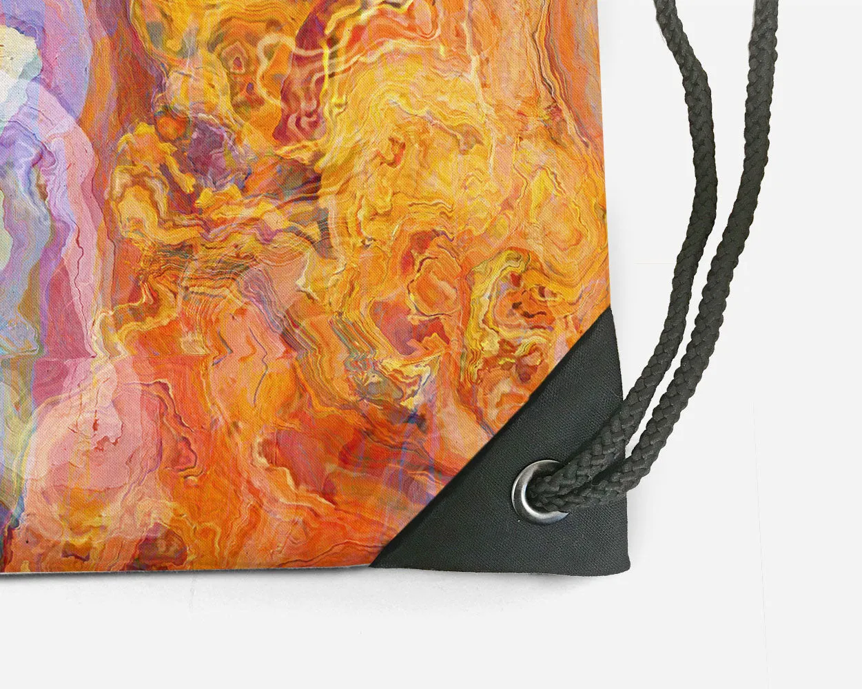 Drawstring Sling Bag, Bittersweet